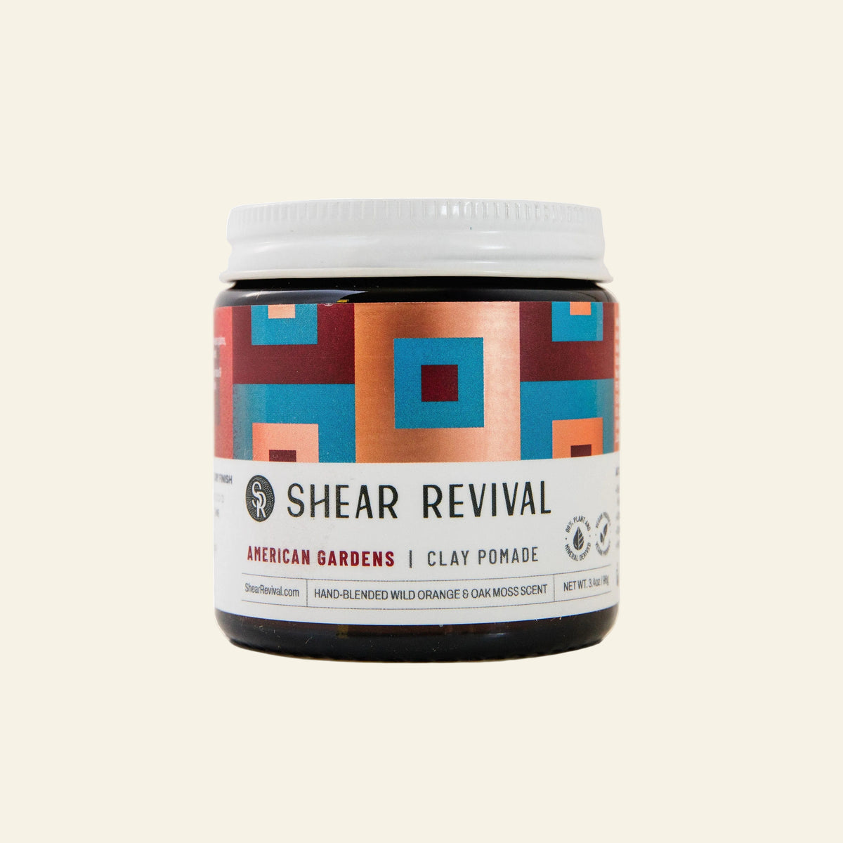 SHEAR REVIVAL 3.4oz American Gardens Clay Pomade
