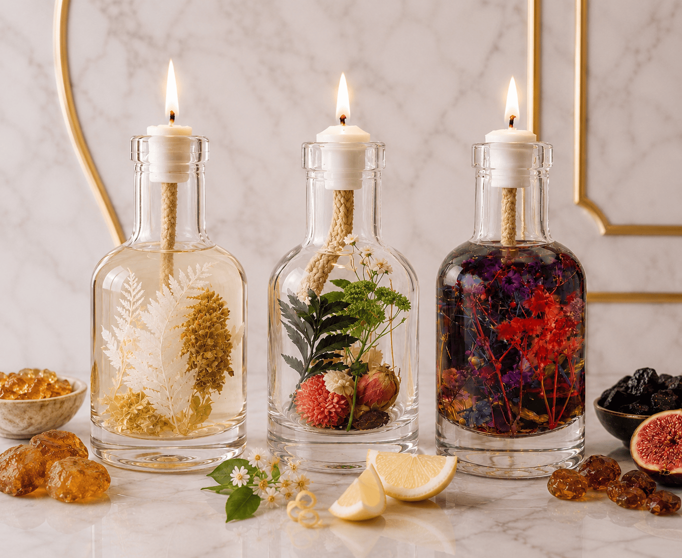 Logos Candles Oracle Trio