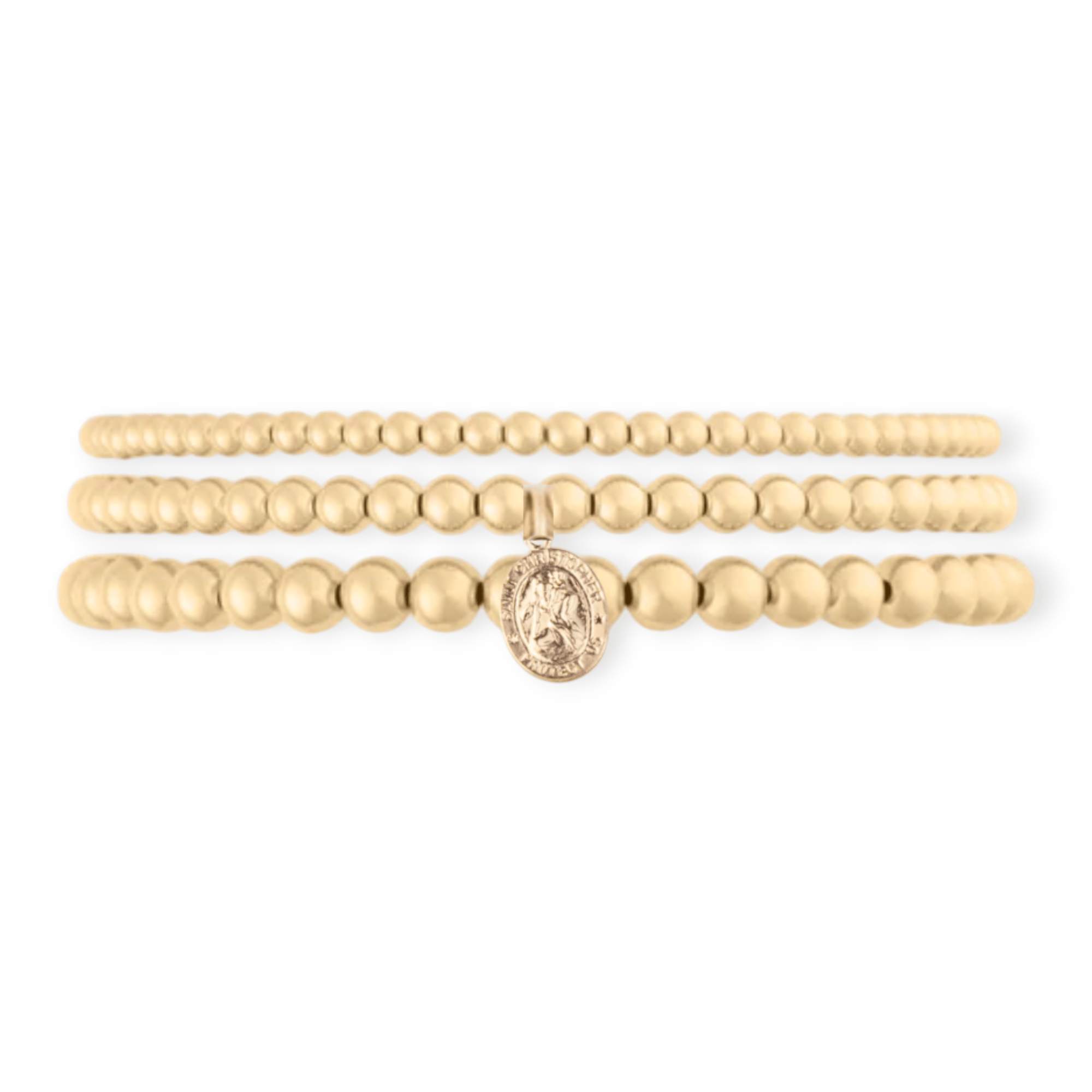 Cuffed by Nano LLC St. Christopher Juno Bracelet Triple Stack