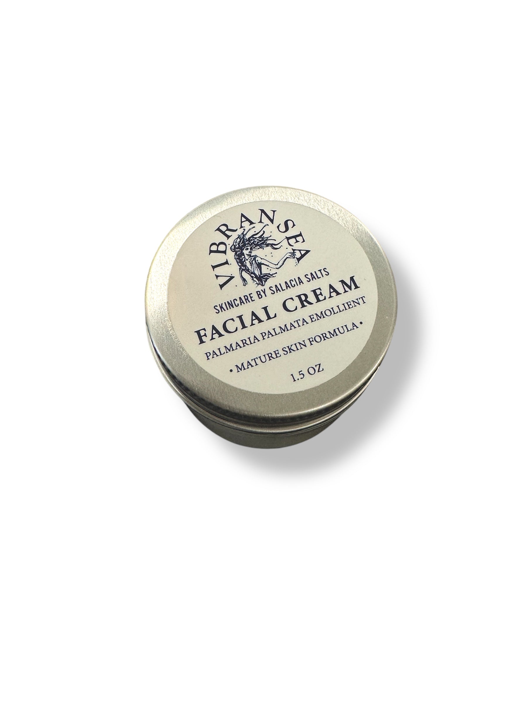 Vibransea Hyaluronic Acid Facial Cream, Travel Container 1.5oz