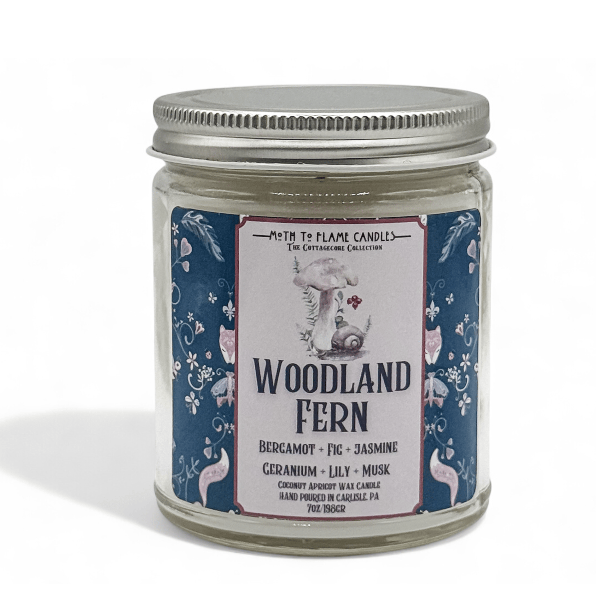 Moth to Flame Candles Candles Woodland Fern – 7 oz Candle