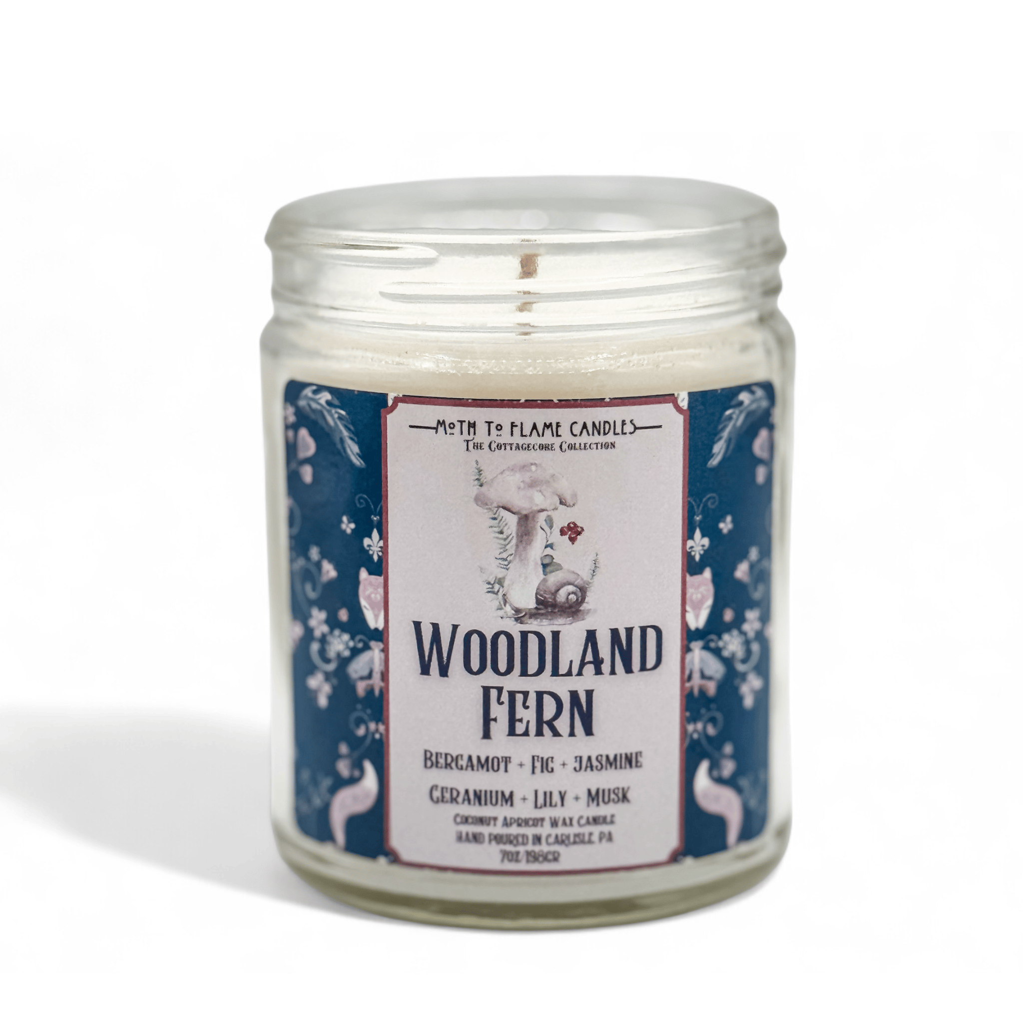 Moth to Flame Candles Candles Woodland Fern – 7 oz Candle