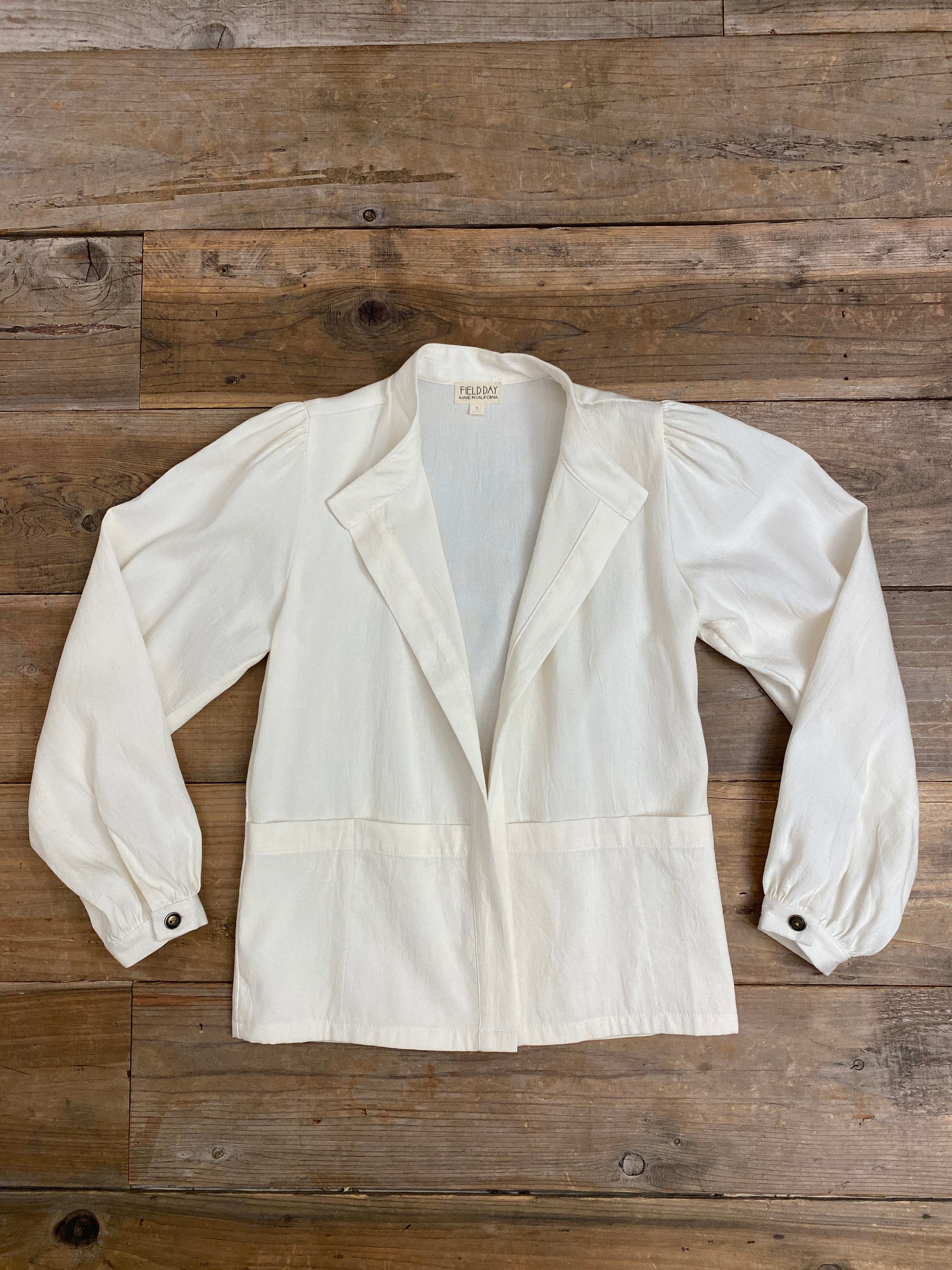 Field Day Jacket 1 - XS/S Jane Jacket in Textured White
