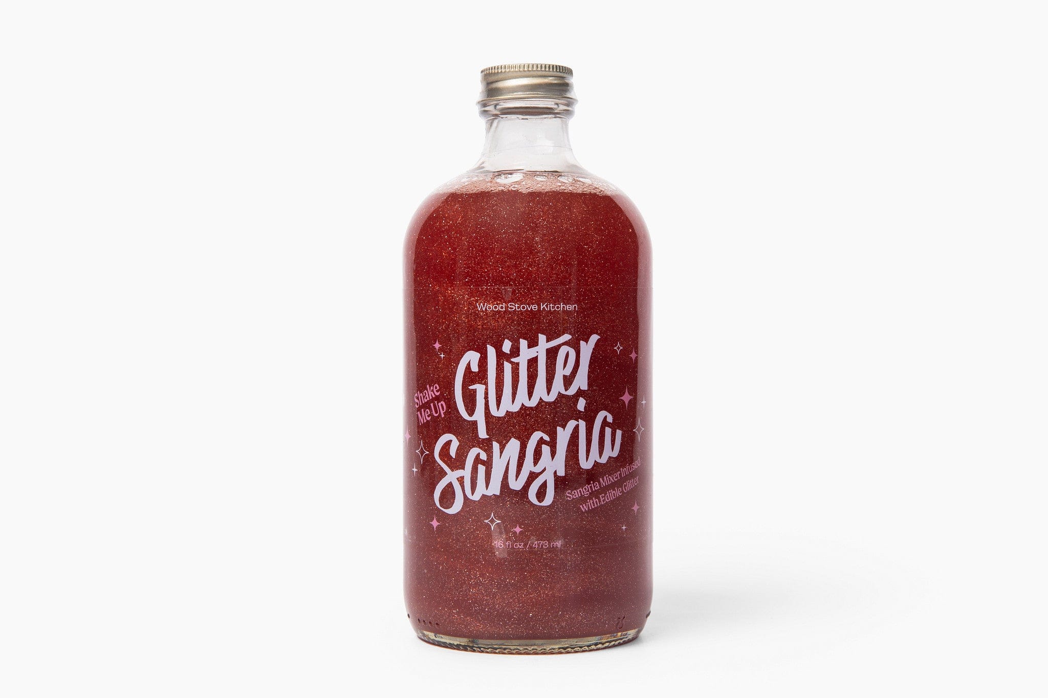 Wood Stove Kitchen Cocktail and Drink Mixers Glitter Sangria, 16 fl oz