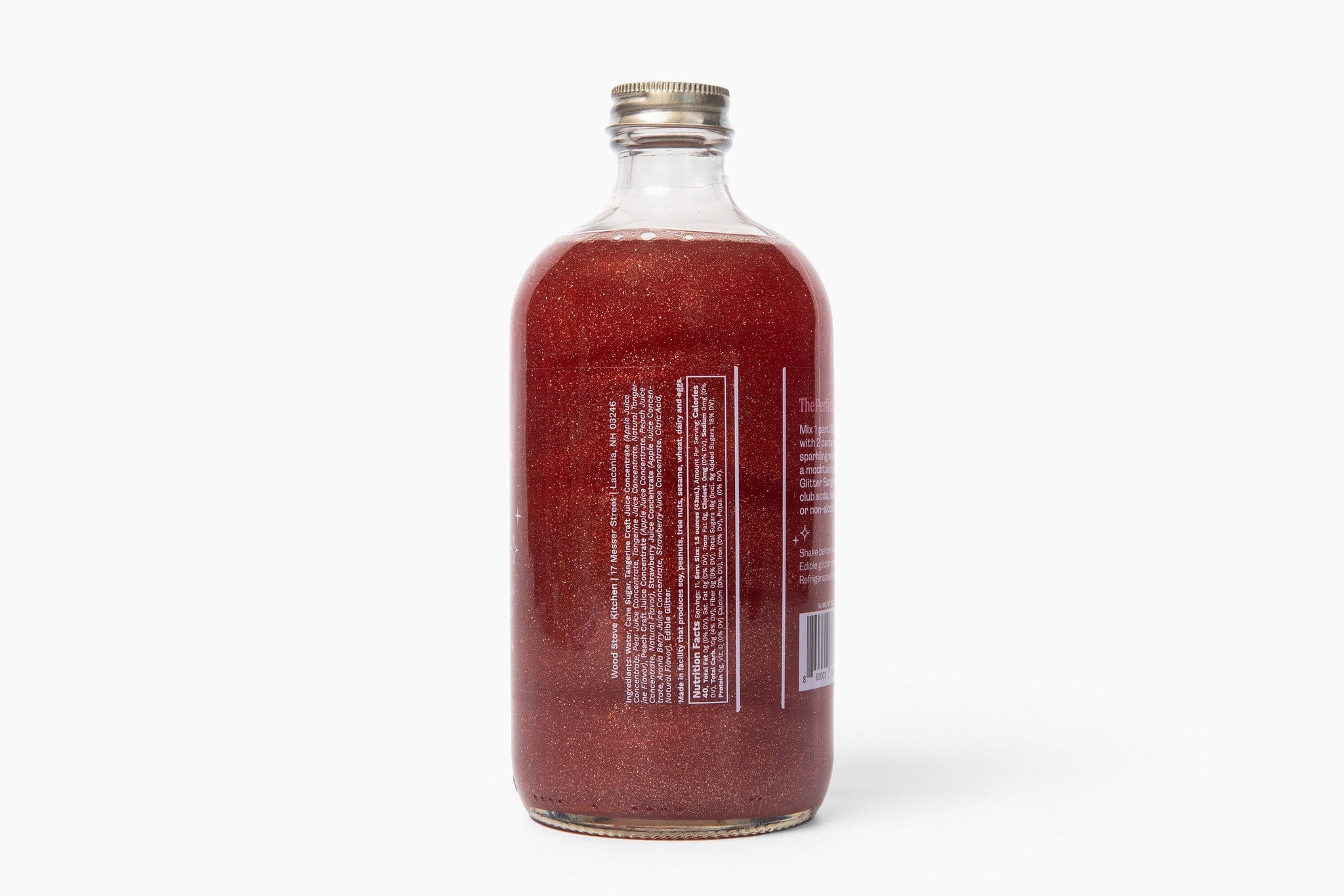 Wood Stove Kitchen Cocktail and Drink Mixers Glitter Sangria, 16 fl oz