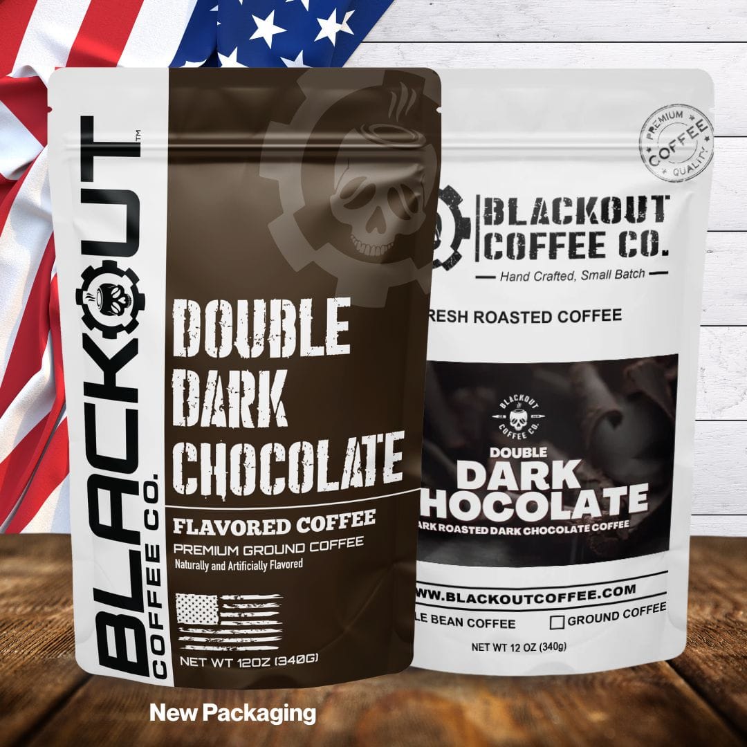 Blackout Coffee Co Coffee Double Dark Chocolate Flavored Coffee