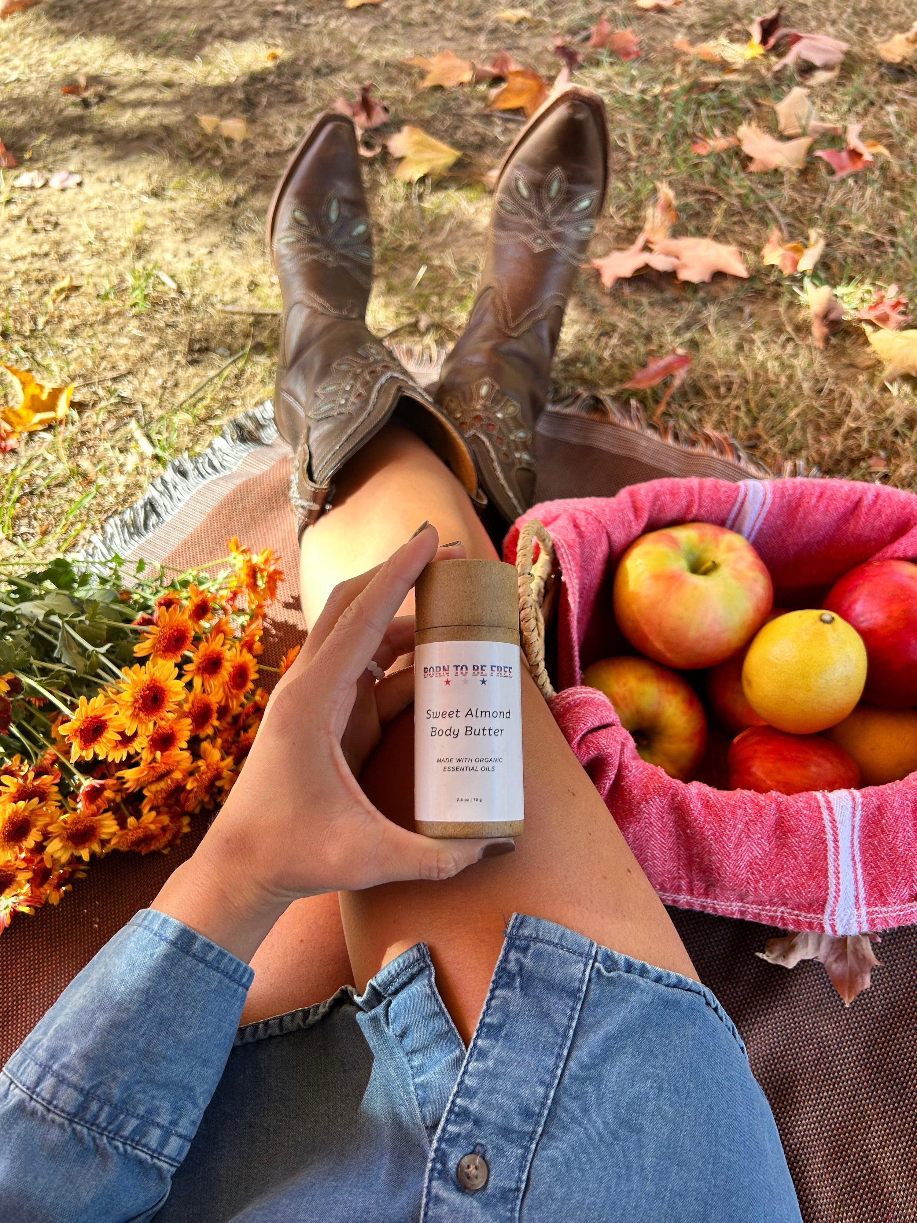 Born To Be Free Moisturizer Sweet Almond Body Butter Stick Sweet Almond Body Butter Stick
