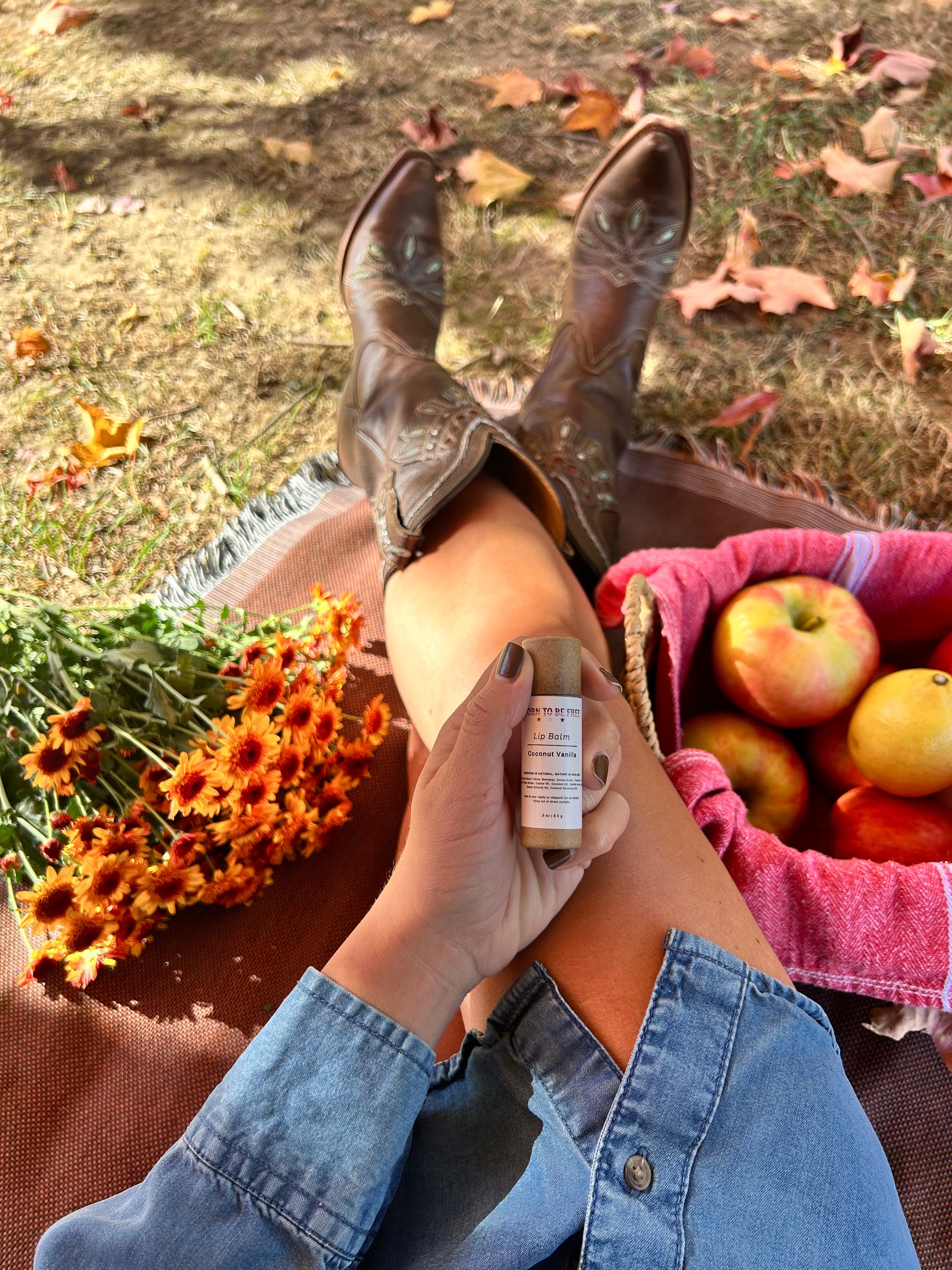 Coconut Vanilla Lip Balm - My American Goods