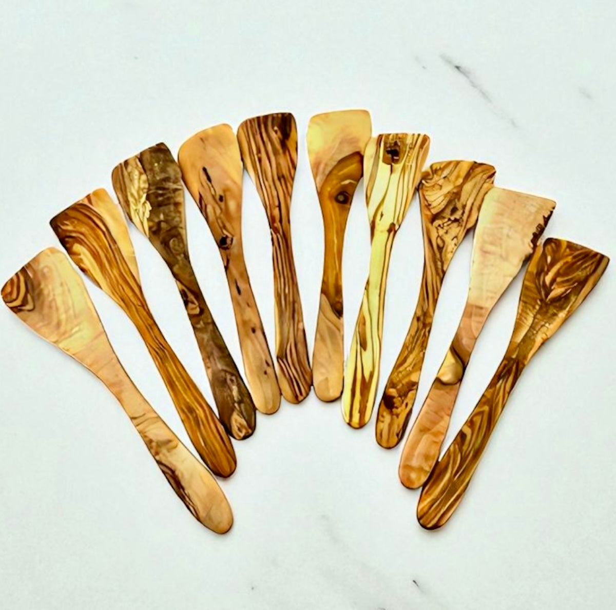 Olive Wood Spatulas - My American Goods