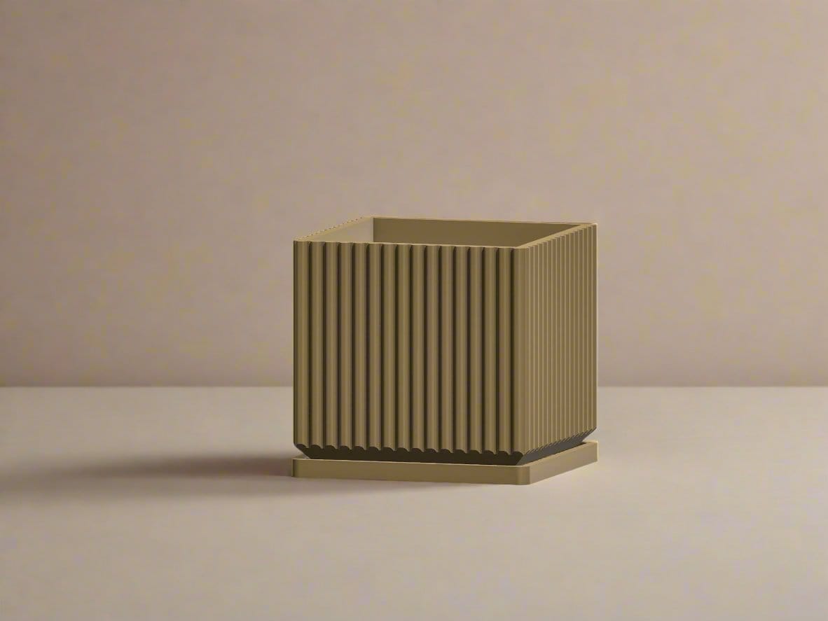 Desert Vista Planter Pot - Perfect Fit Drip Tray, Mesh Drainage - My American Goods