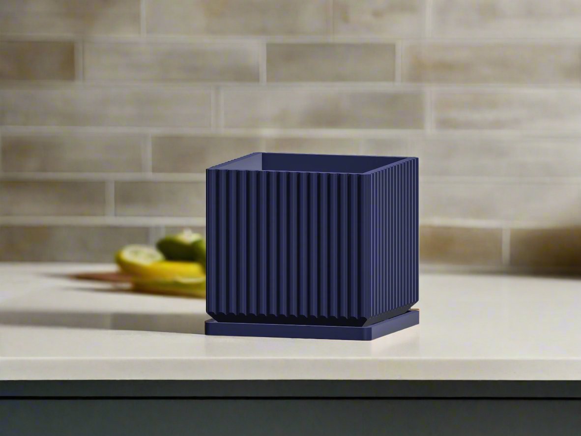 Desert Vista Planter Pot - Perfect Fit Drip Tray, Mesh Drainage - My American Goods