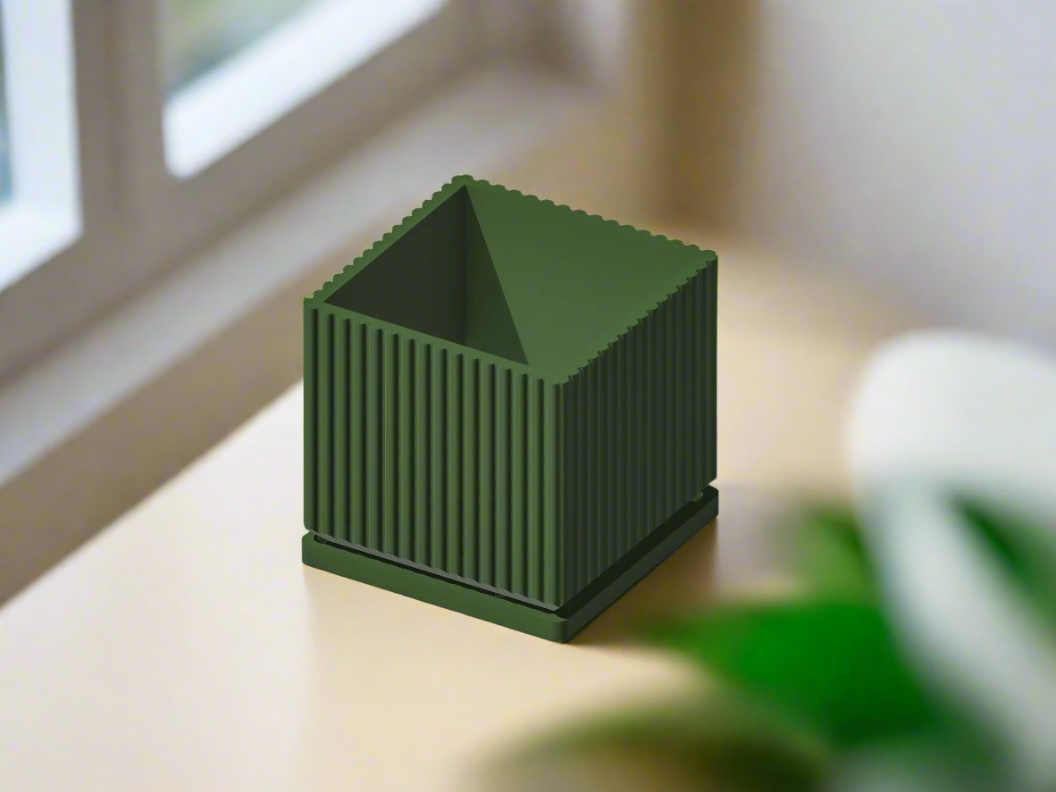 Desert Vista Planter Pot - Perfect Fit Drip Tray, Mesh Drainage - My American Goods