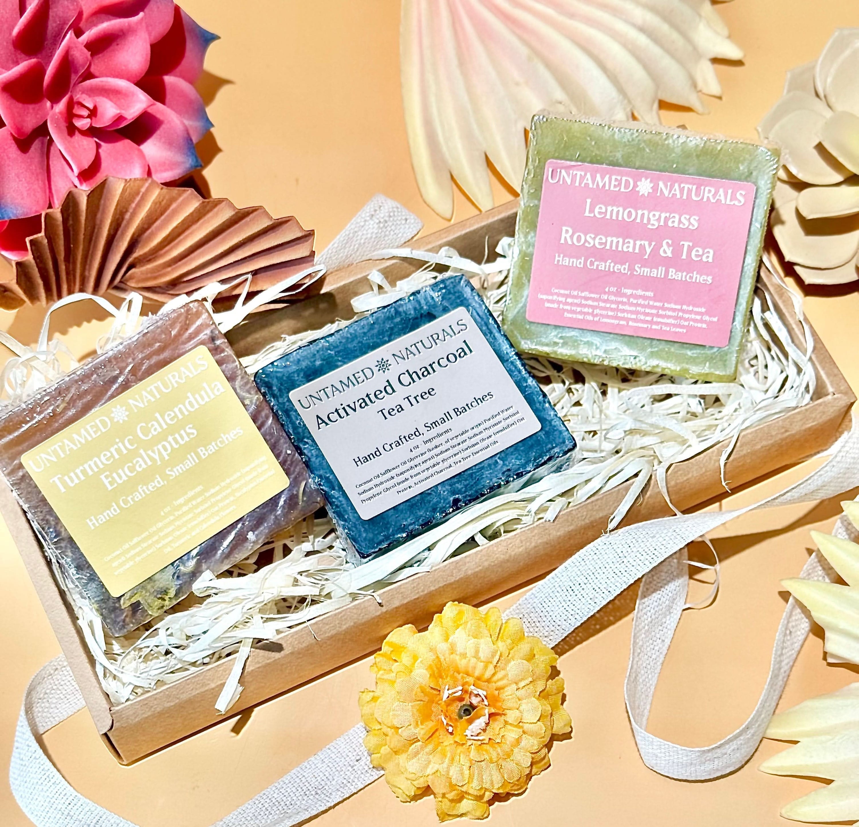 UnTamed Naturals Soap Trio Gift Set