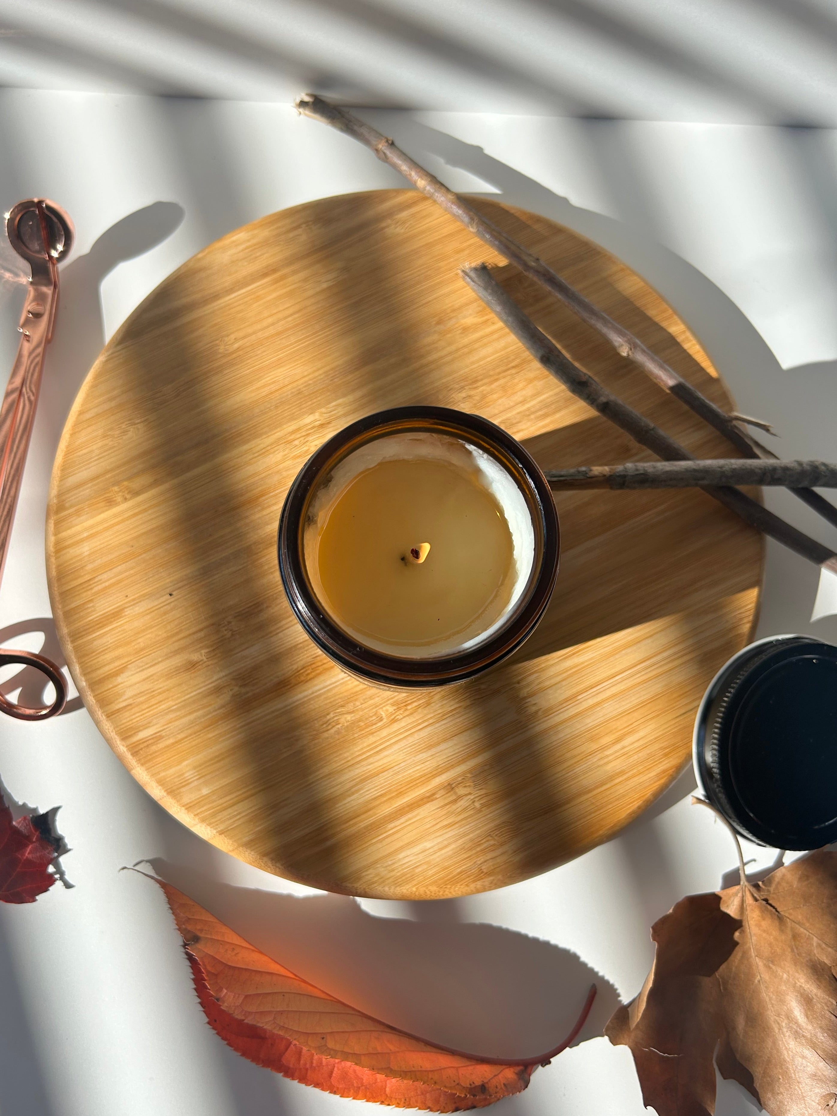 Earth, Musk & Fire Tallow Candle - My American Goods