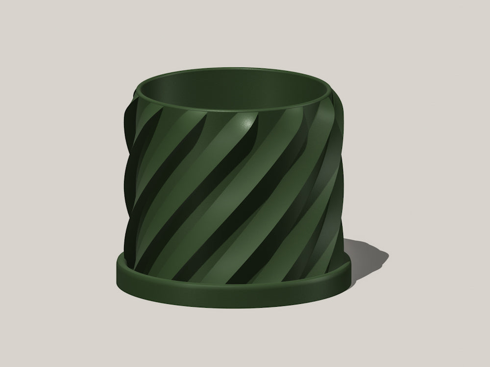 Thicc Spiral Plant Pot - My American Goods