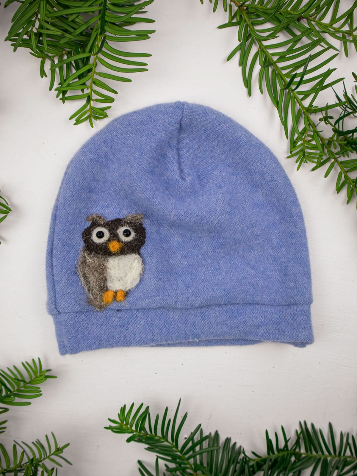 Ash & Rose hat Owl Cashmere Hat - Child