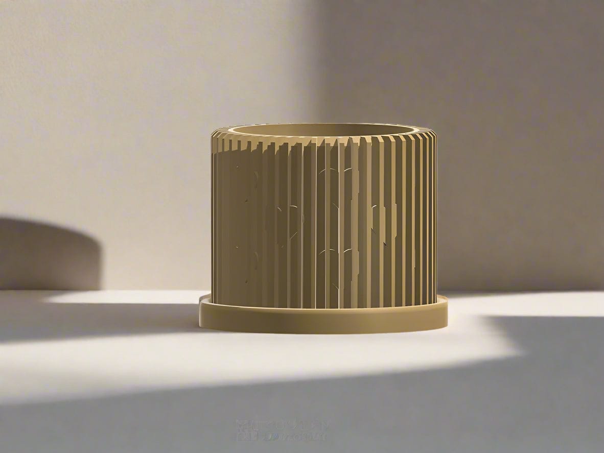 Modern Heart-Shaped Planter with Drainage & Saucer – Unique Valentine’s Day Gift for Plant Lovers, 3d Printed Planter Home Hosting Decor, - My American Goods