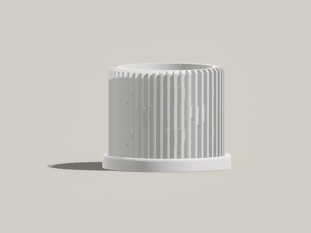 Modern Heart-Shaped Planter with Drainage & Saucer – Unique Valentine’s Day Gift for Plant Lovers, 3d Printed Planter Home Hosting Decor, - My American Goods