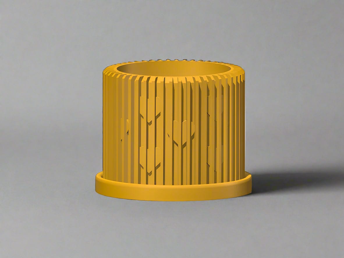 Modern Heart-Shaped Planter with Drainage & Saucer – Unique Valentine’s Day Gift for Plant Lovers, 3d Printed Planter Home Hosting Decor, - My American Goods