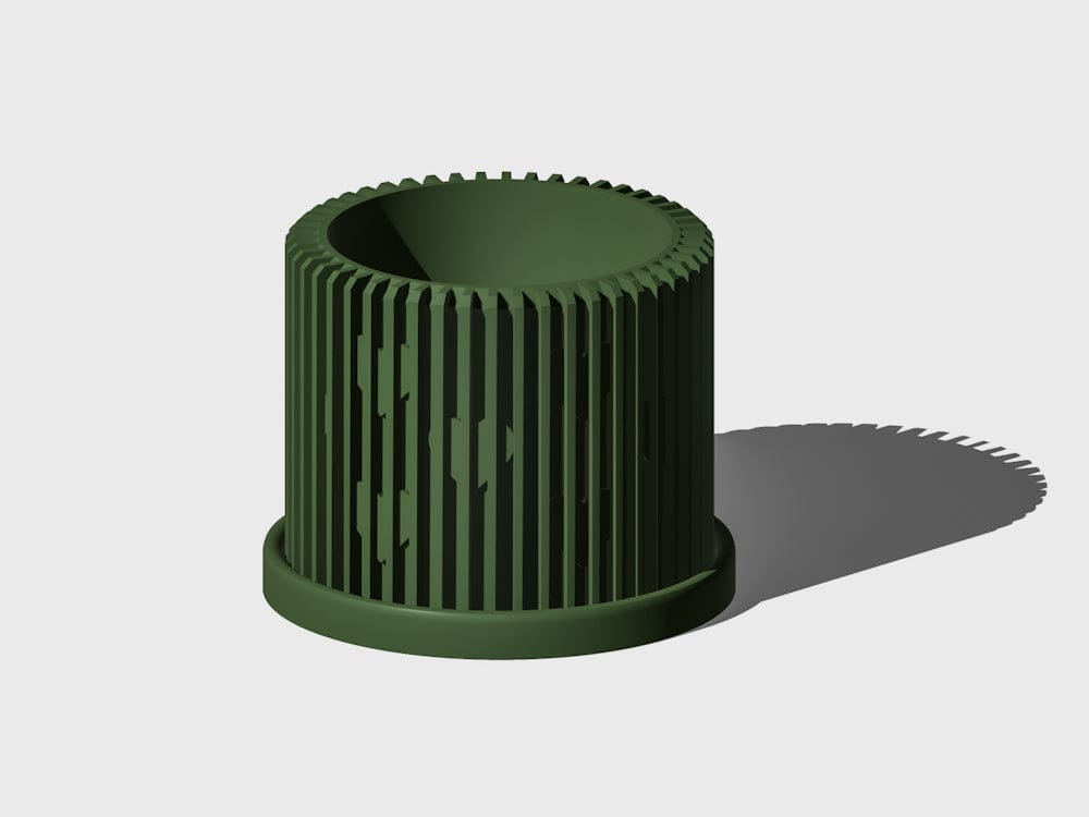 Modern Heart-Shaped Planter with Drainage & Saucer – Unique Valentine’s Day Gift for Plant Lovers, 3d Printed Planter Home Hosting Decor, - My American Goods