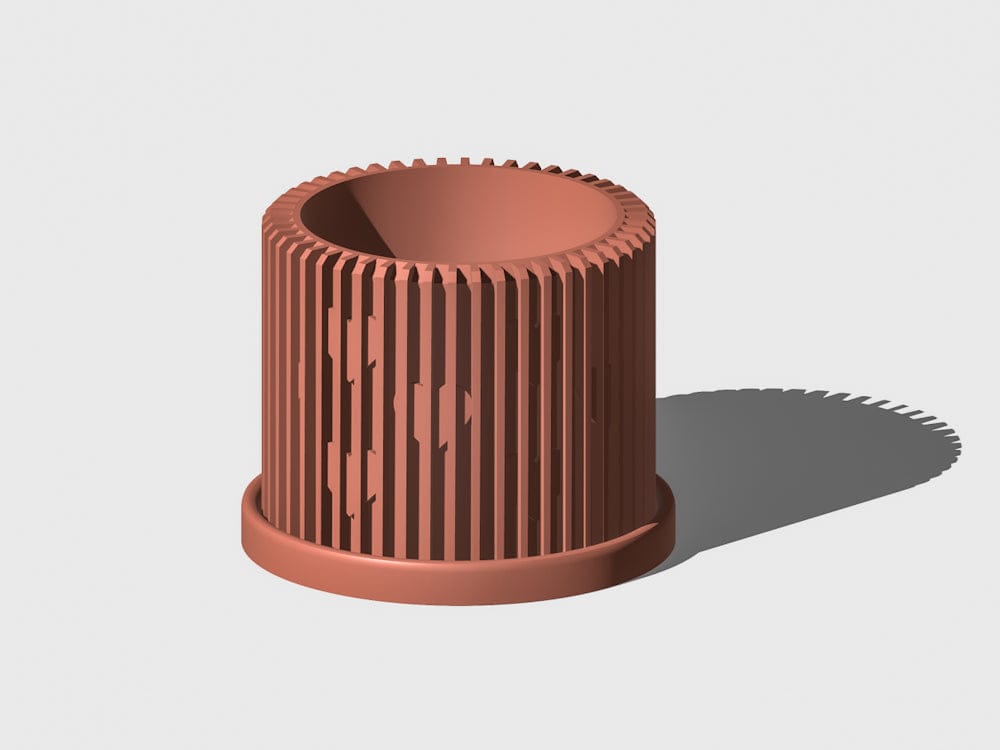 Modern Heart-Shaped Planter with Drainage & Saucer – Unique Valentine’s Day Gift for Plant Lovers, 3d Printed Planter Home Hosting Decor, - My American Goods