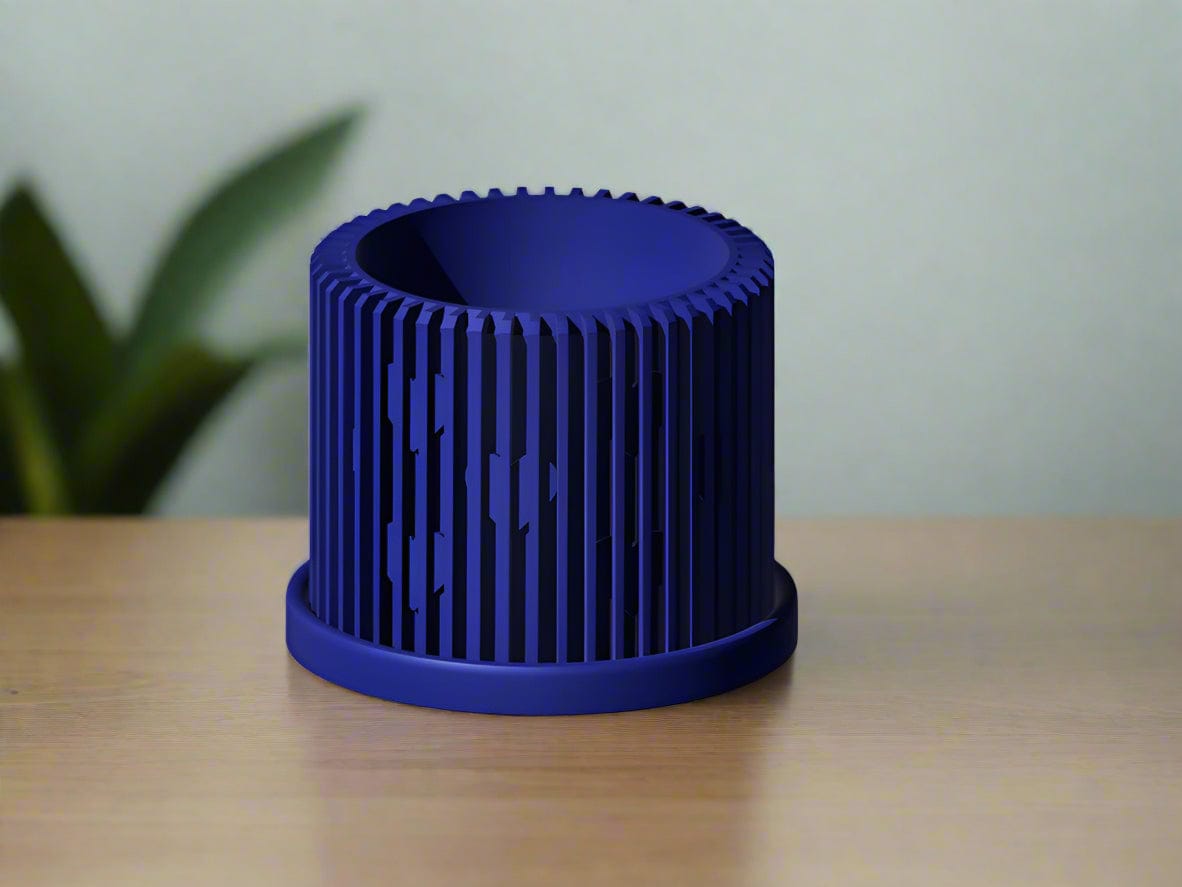 Modern Heart-Shaped Planter with Drainage & Saucer – Unique Valentine’s Day Gift for Plant Lovers, 3d Printed Planter Home Hosting Decor, - My American Goods