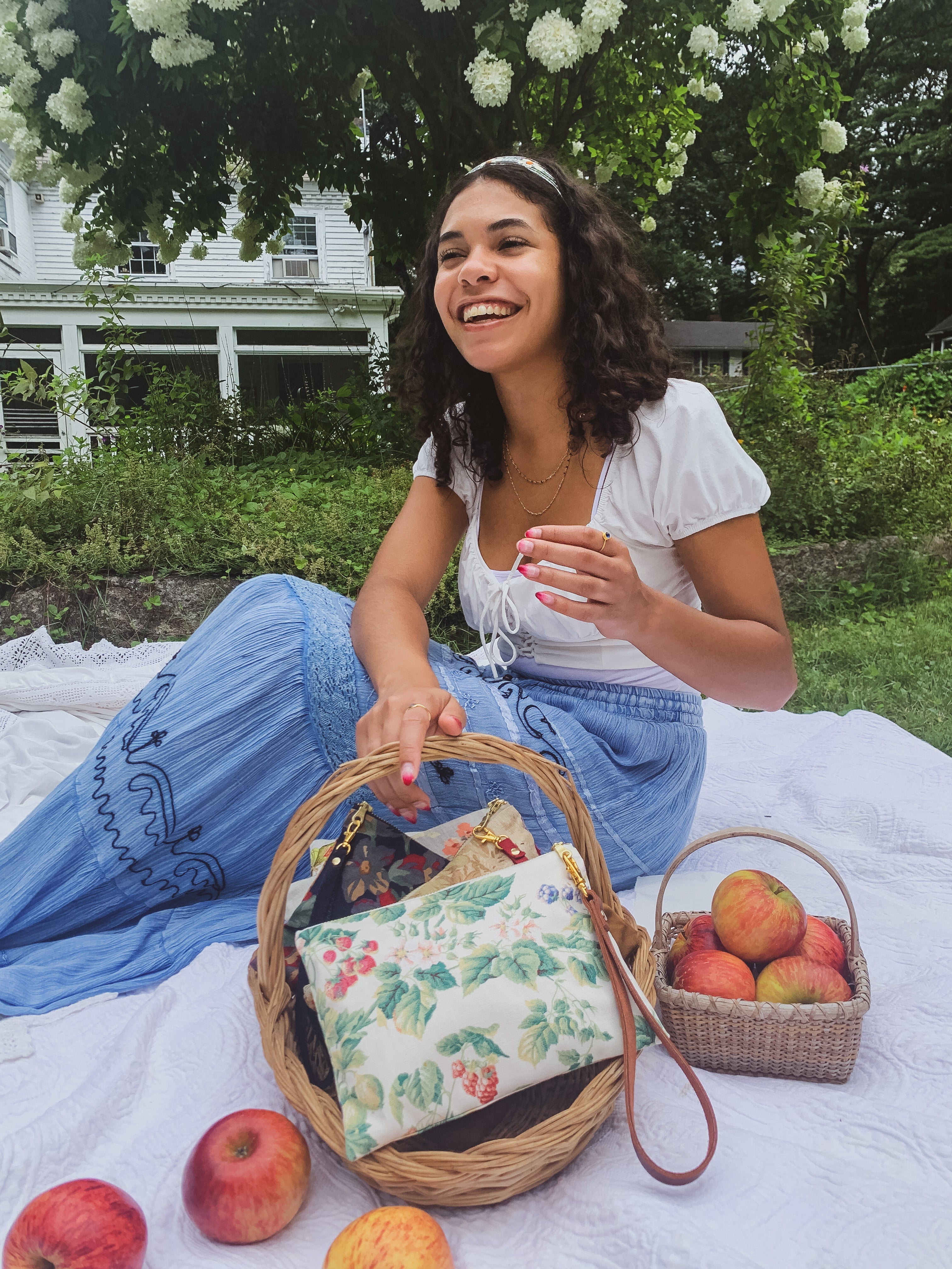 Berries and Cream Wristlet Purse - My American Goods