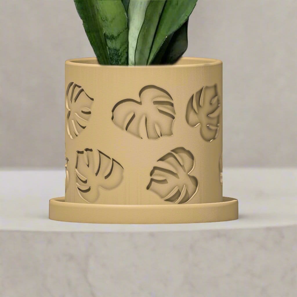 Rosebud HomeGoods Pots & Planters Monstera Leaf Planter