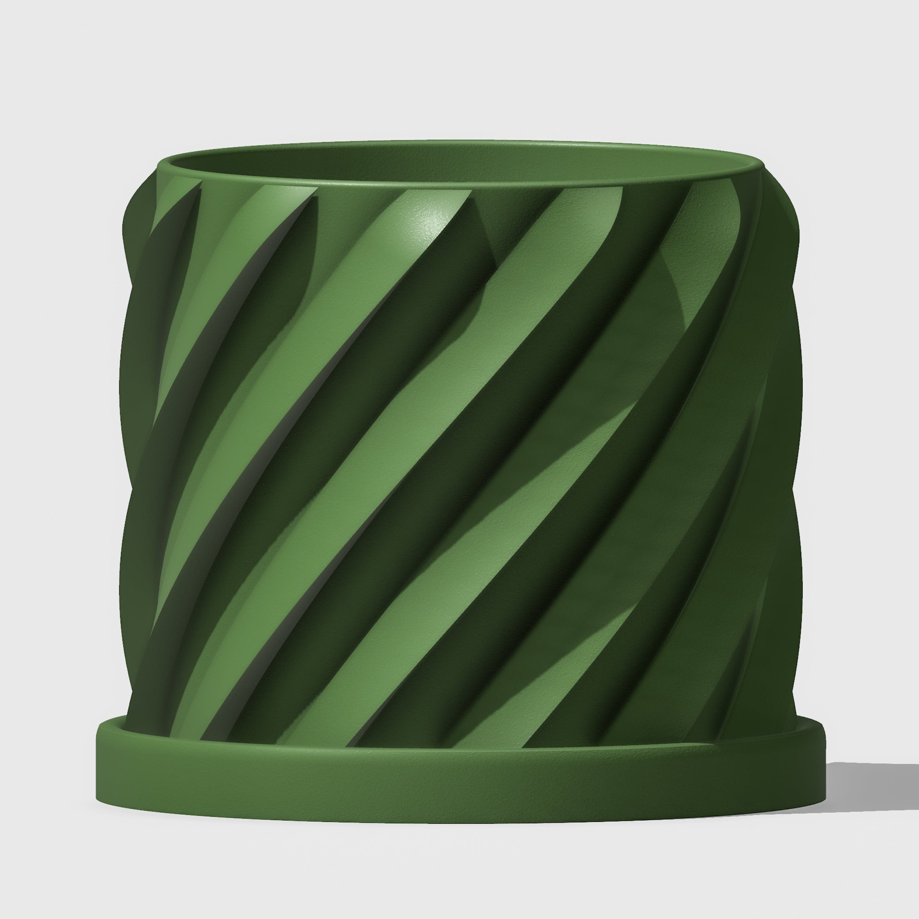 Thicc Spiral Plant Pot - My American Goods