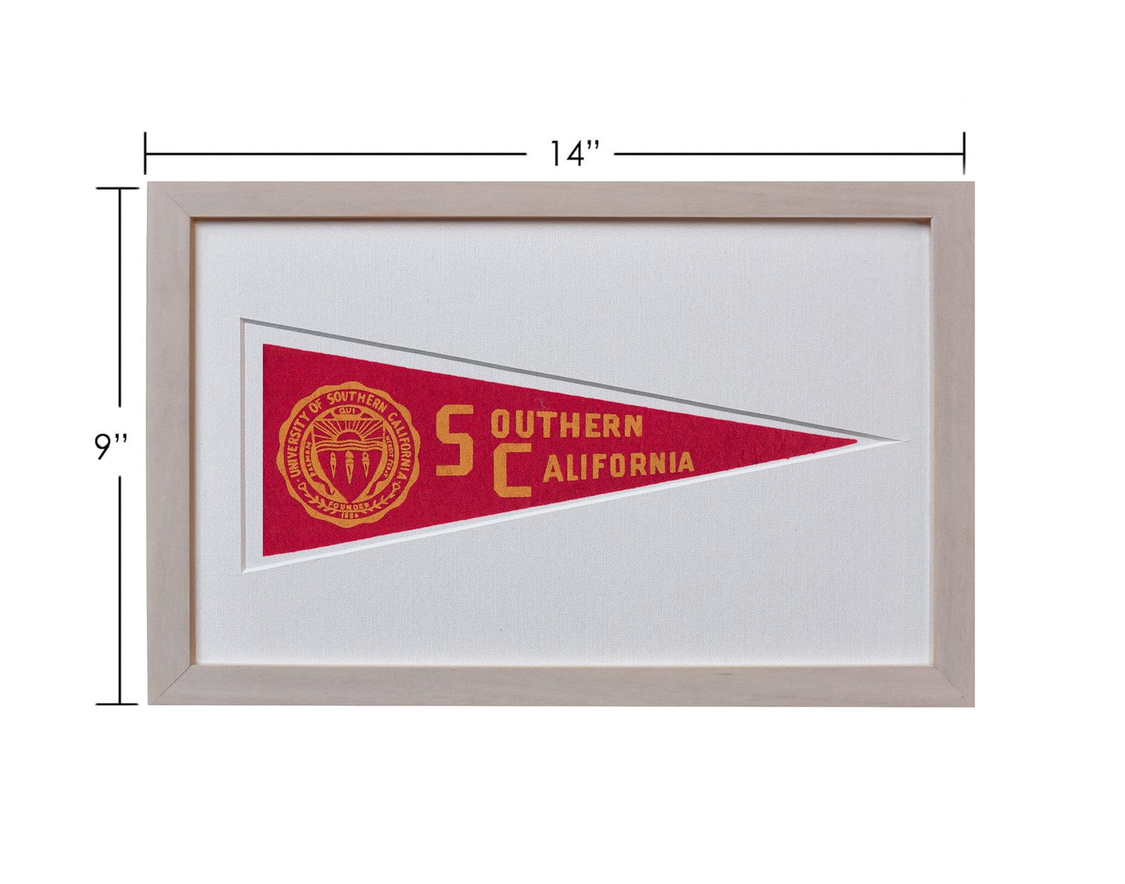 Vintage University of Southern California Hormel Pennant - My American Goods