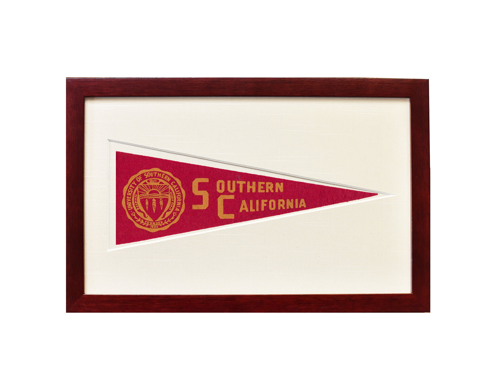 Vintage University of Southern California Hormel Pennant
