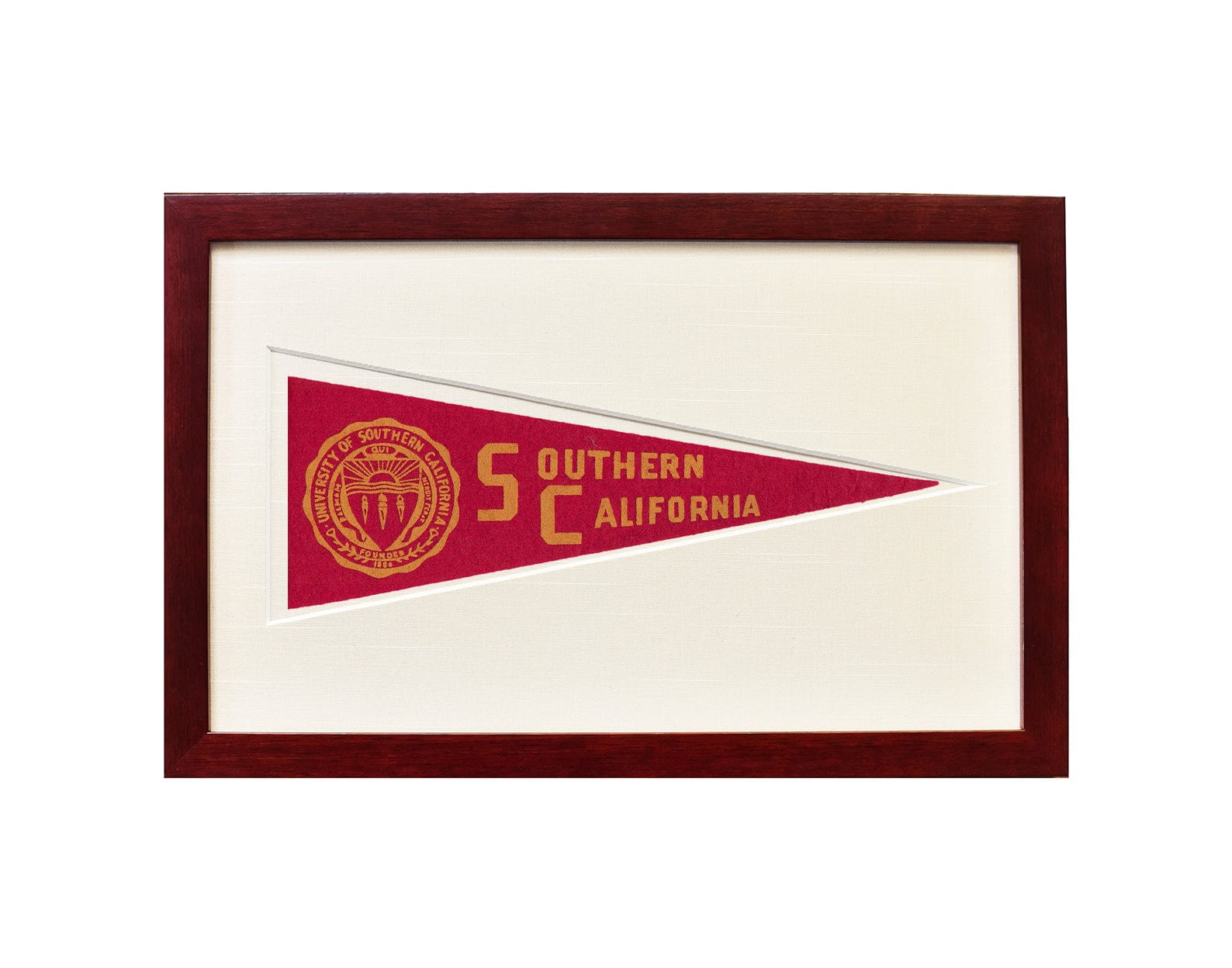 Vintage University of Southern California Hormel Pennant - My American Goods
