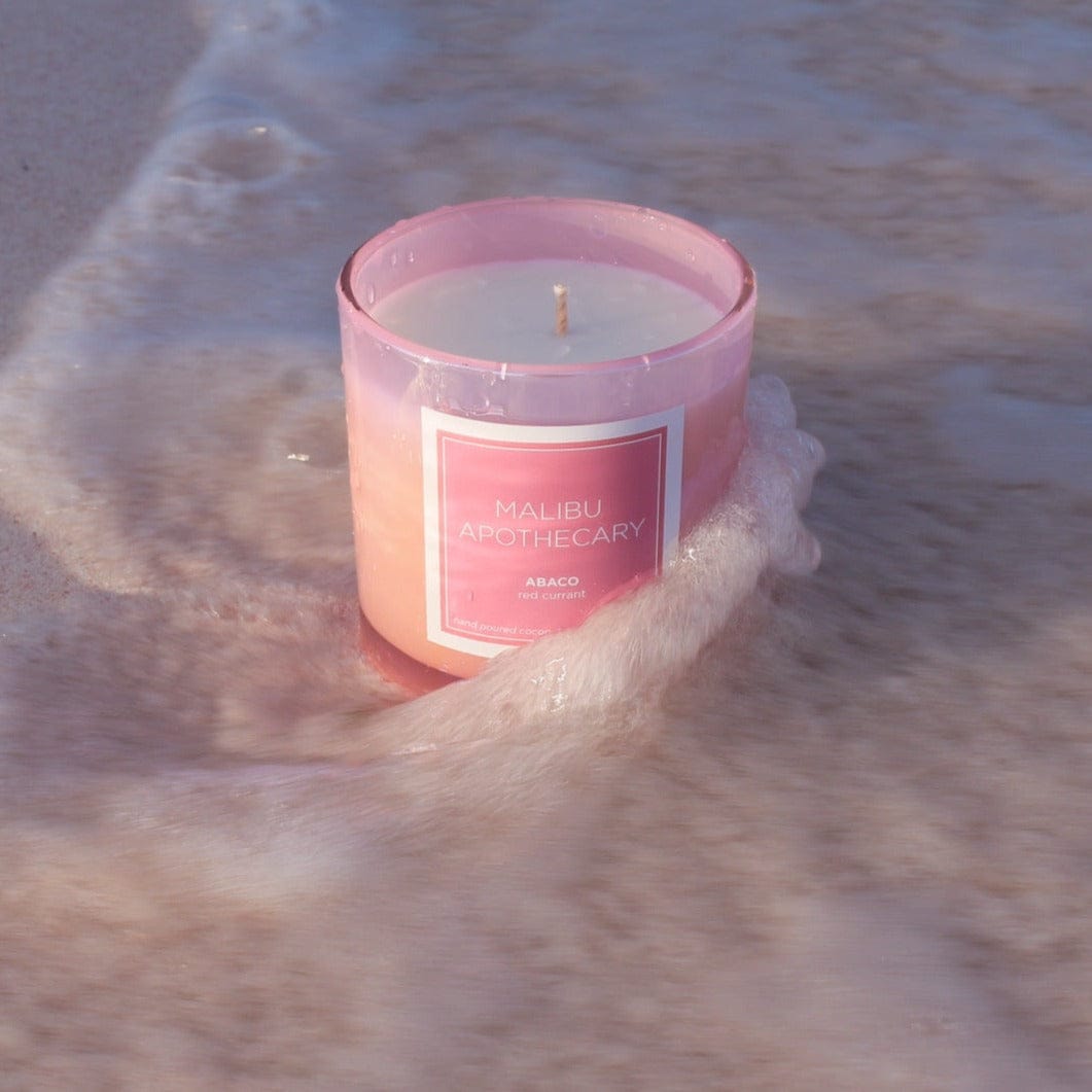 Iridescent Pink Candle - My American Goods