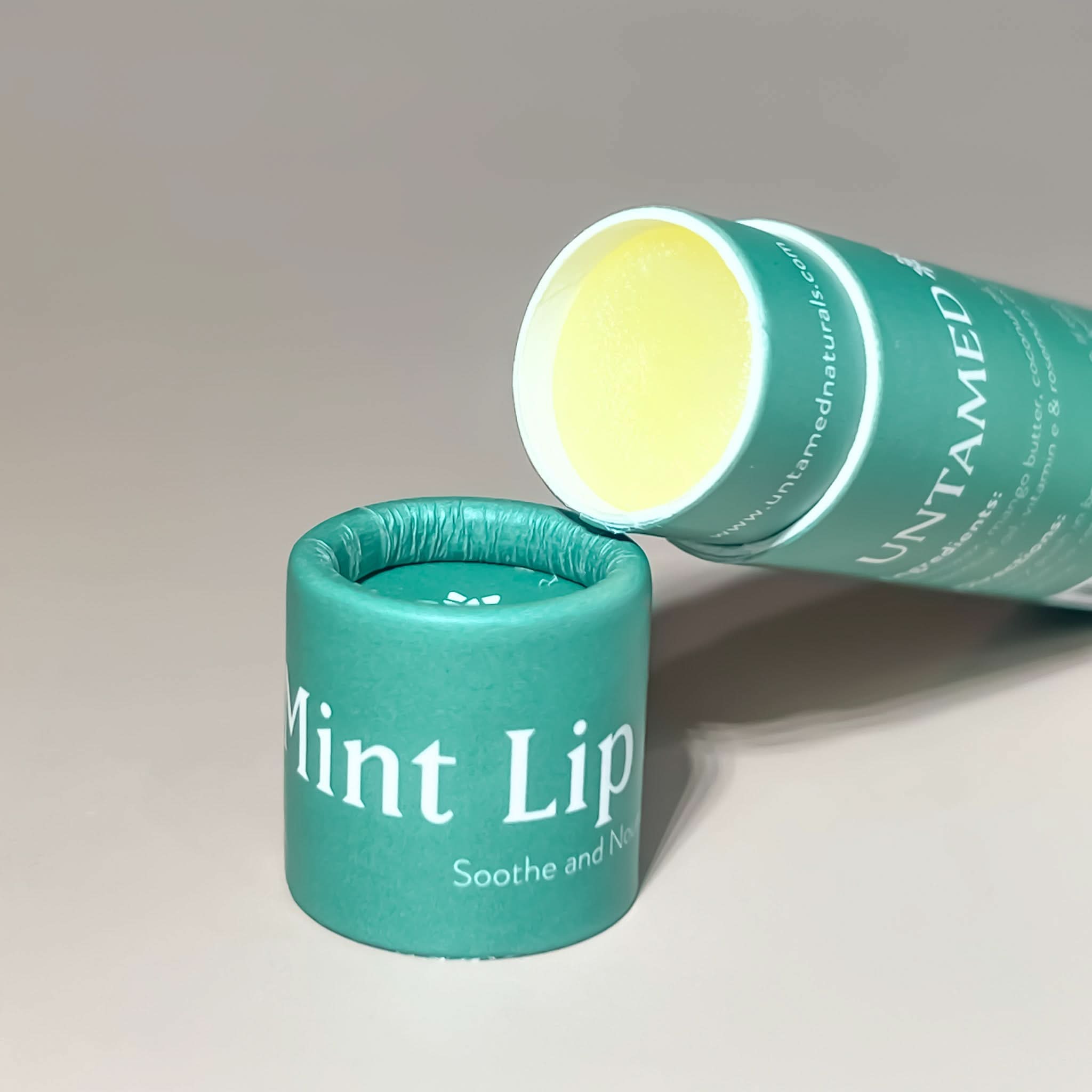 UnTamed Naturals Mint Calendula Lip Balms