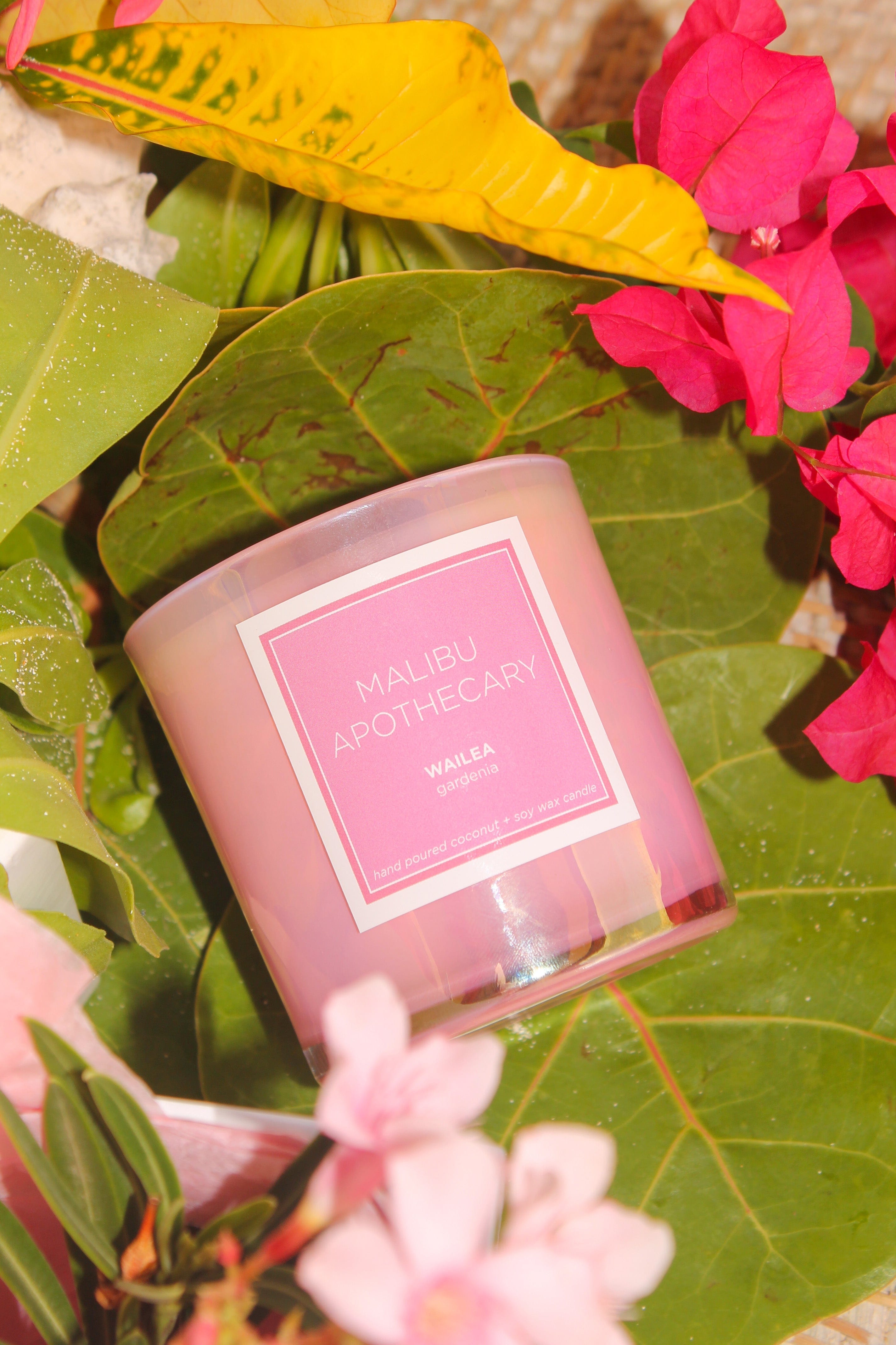 Malibu Apothecary Pink Iridescent Pink Candle