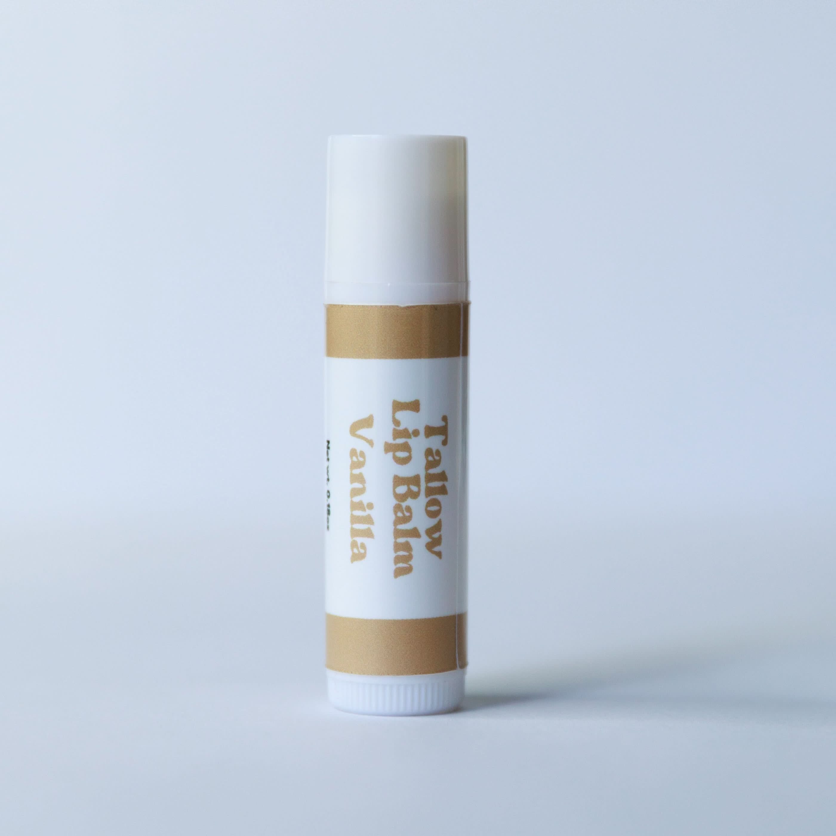 Naturallow Moisturizer Vanilla Lip Balm Tallow Lip Balm