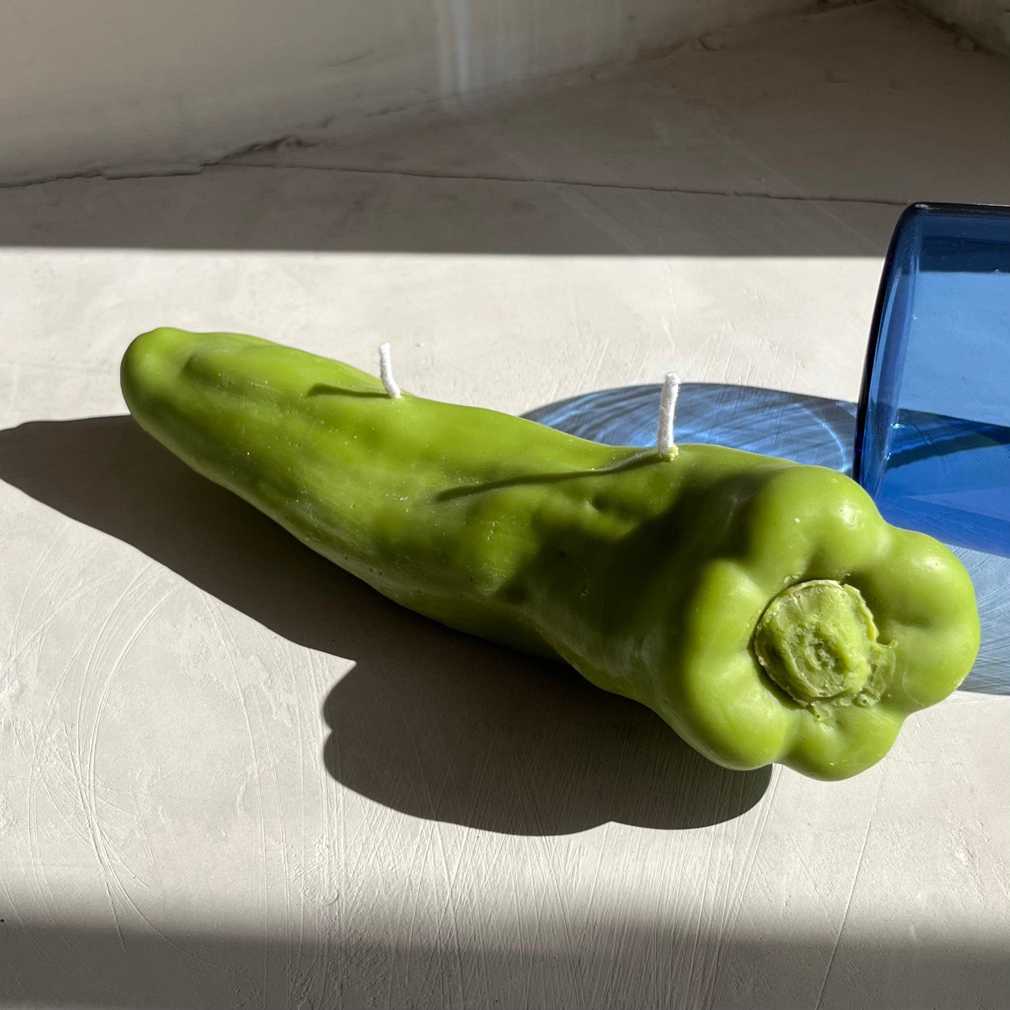 Scandles Farmers Markets Green / Pepper ground / Single Pepper Chili Pepper Candle - Green