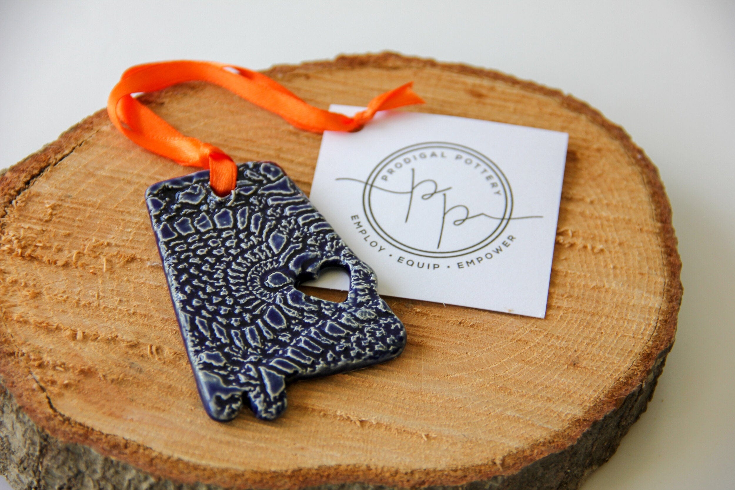 prodigalpottery War Eagle Alabama Ornament