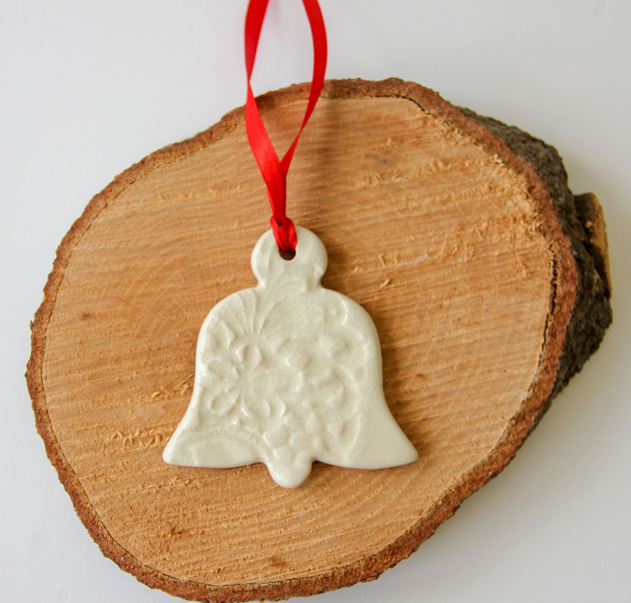prodigalpottery Ceramic Bell Center Support Ornament