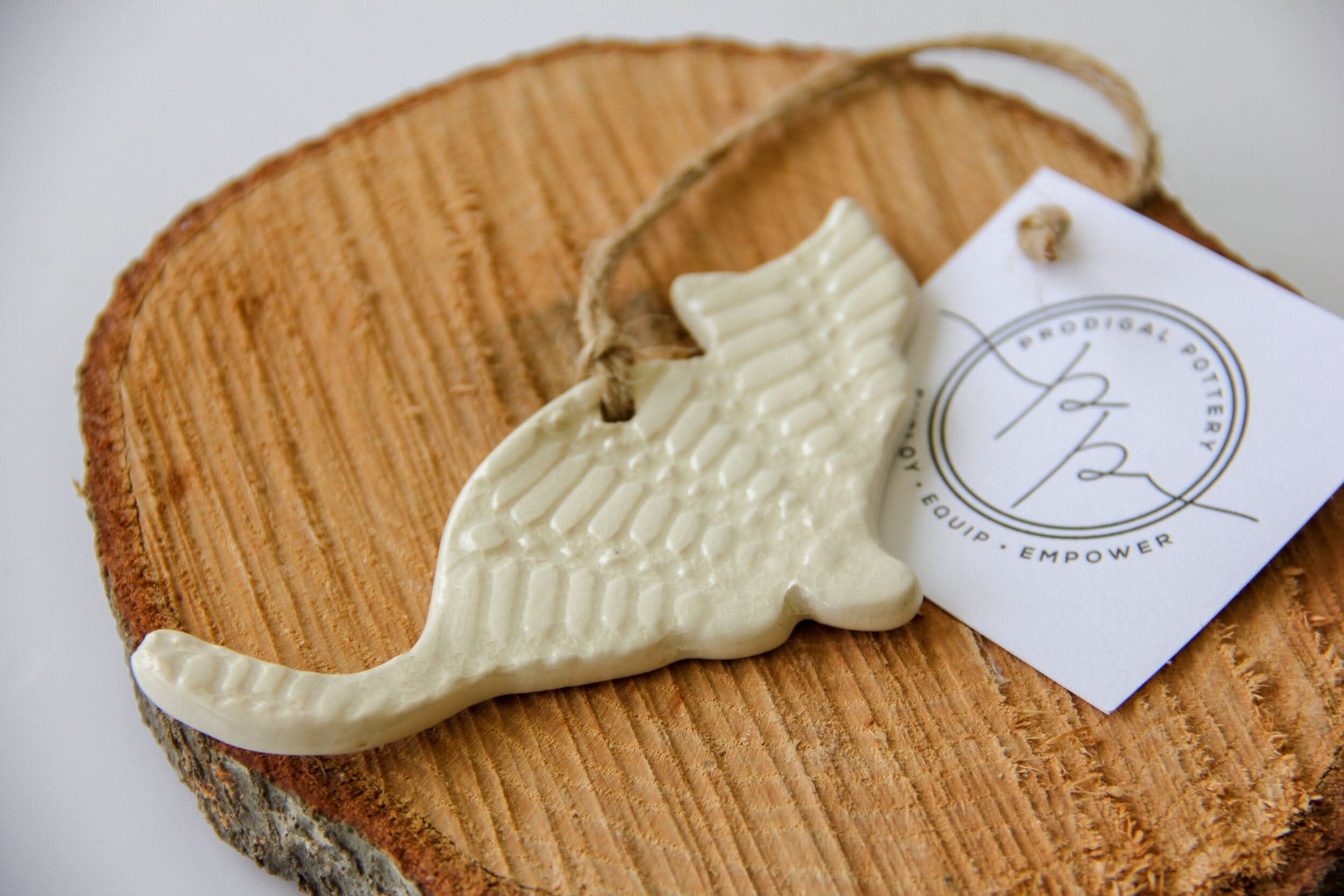 prodigalpottery Ceramic Cat Ornament