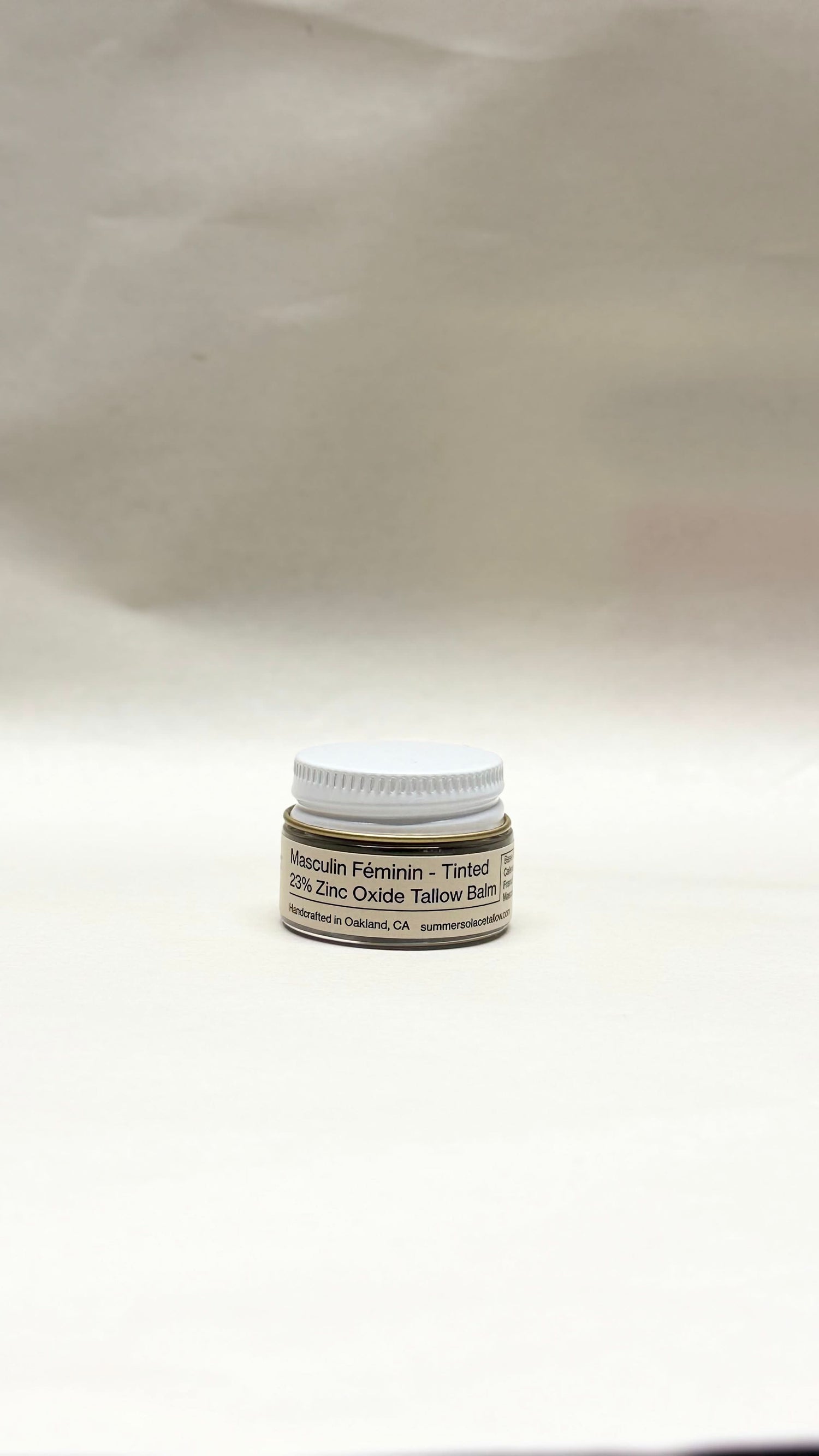 23% Non-Nano Zinc Tinted Tallow Balm | Tinted and Scented - My American Goods