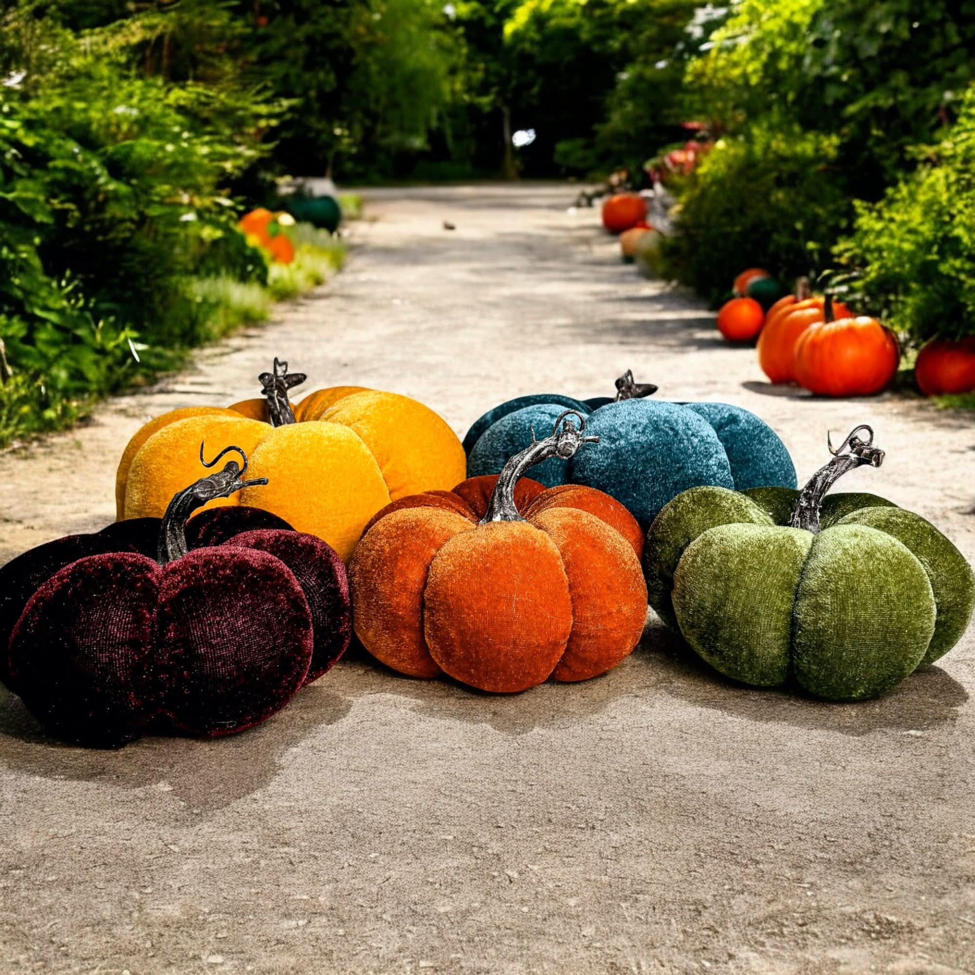 Gia Roma Pumpkins Velvet Pumpkins