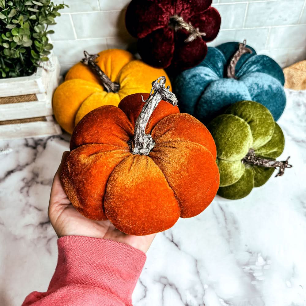 Velvet Pumpkins - My American Goods