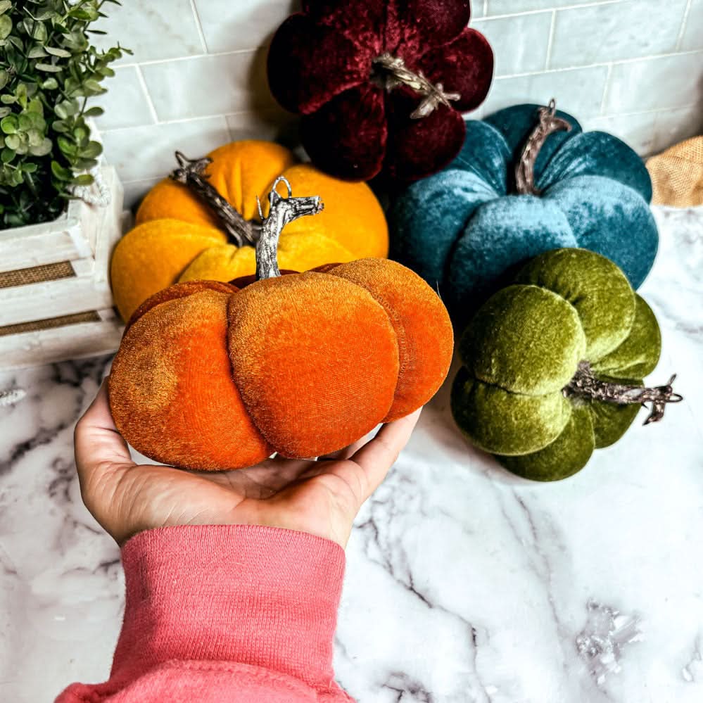 Velvet Pumpkins - My American Goods