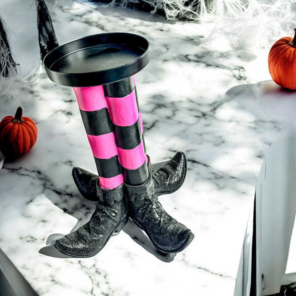 Gia Roma Halloween Sign Wicked Witch Candle Holder