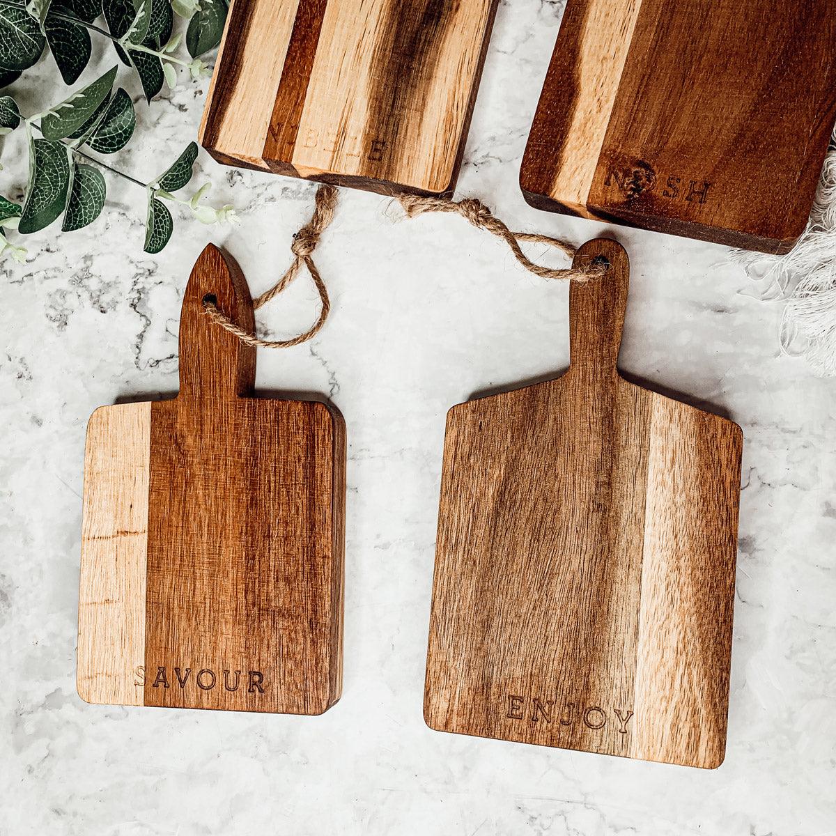4 Charcuterie Boards | 8x4.5" - My American Goods