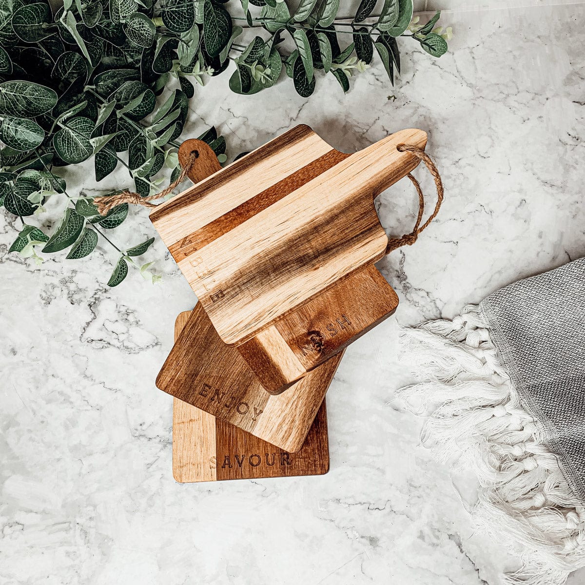 4 Charcuterie Boards | 8x4.5" - My American Goods