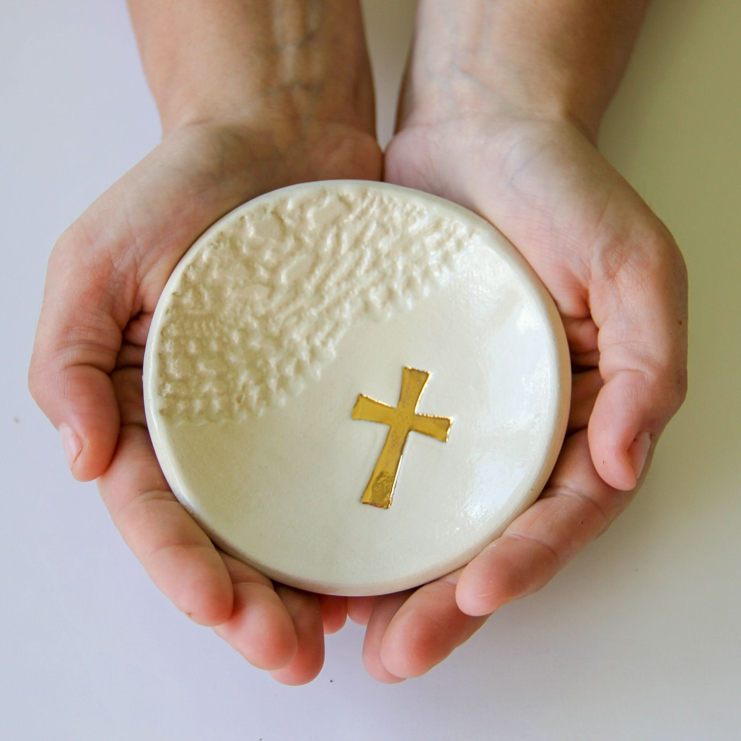 prodigalpottery Cross Ring Dish
