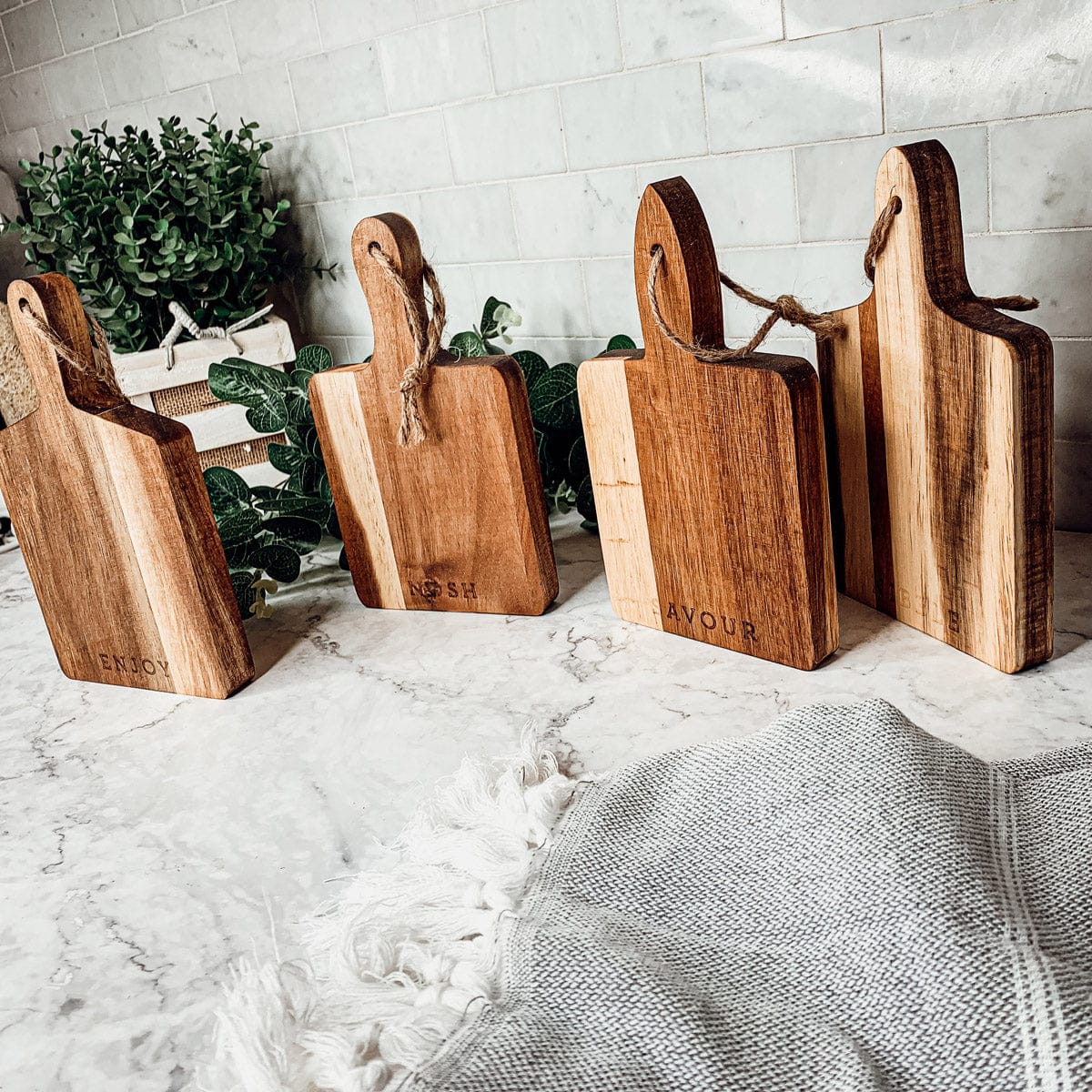 4 Charcuterie Boards | 8x4.5" - My American Goods