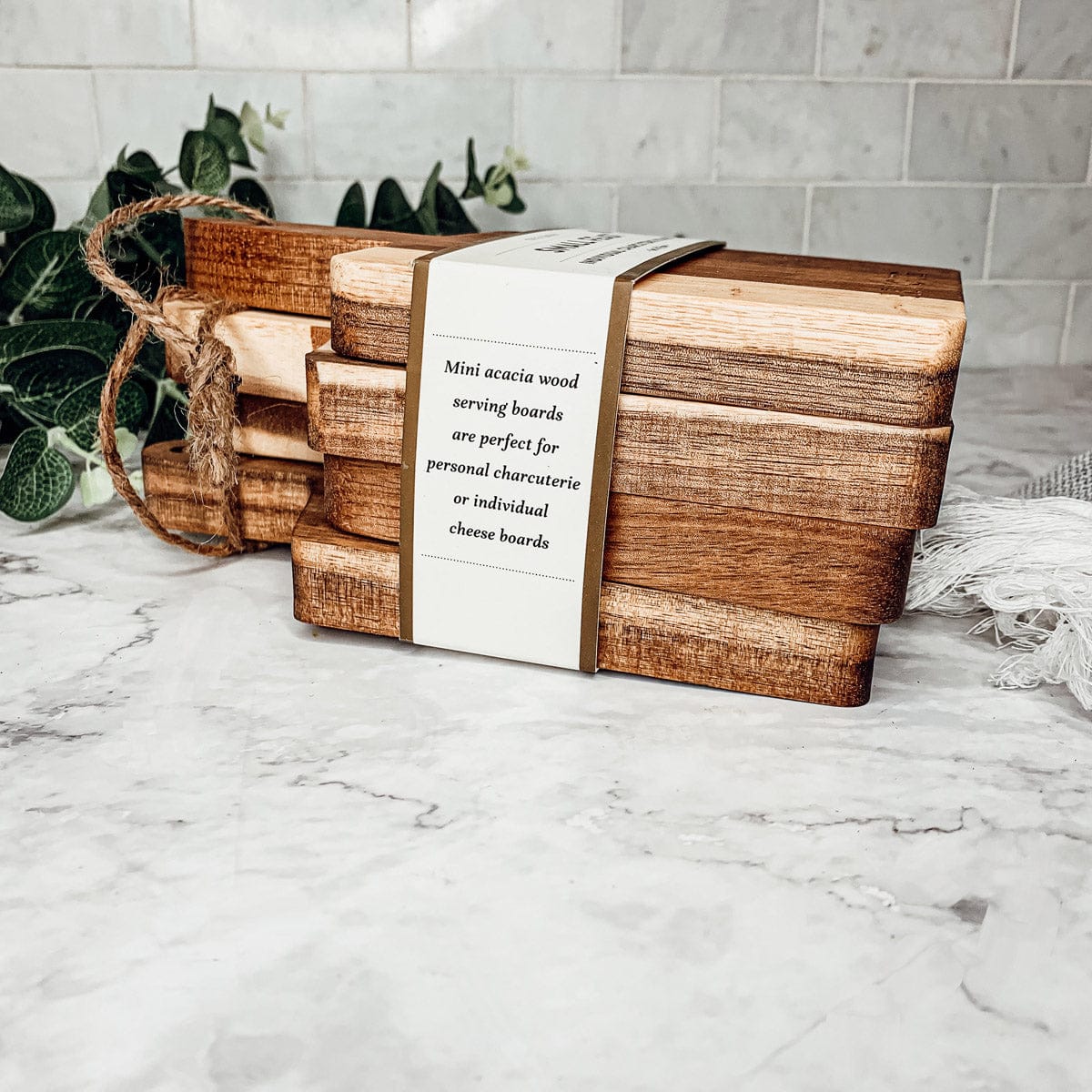 4 Charcuterie Boards | 8x4.5" - My American Goods